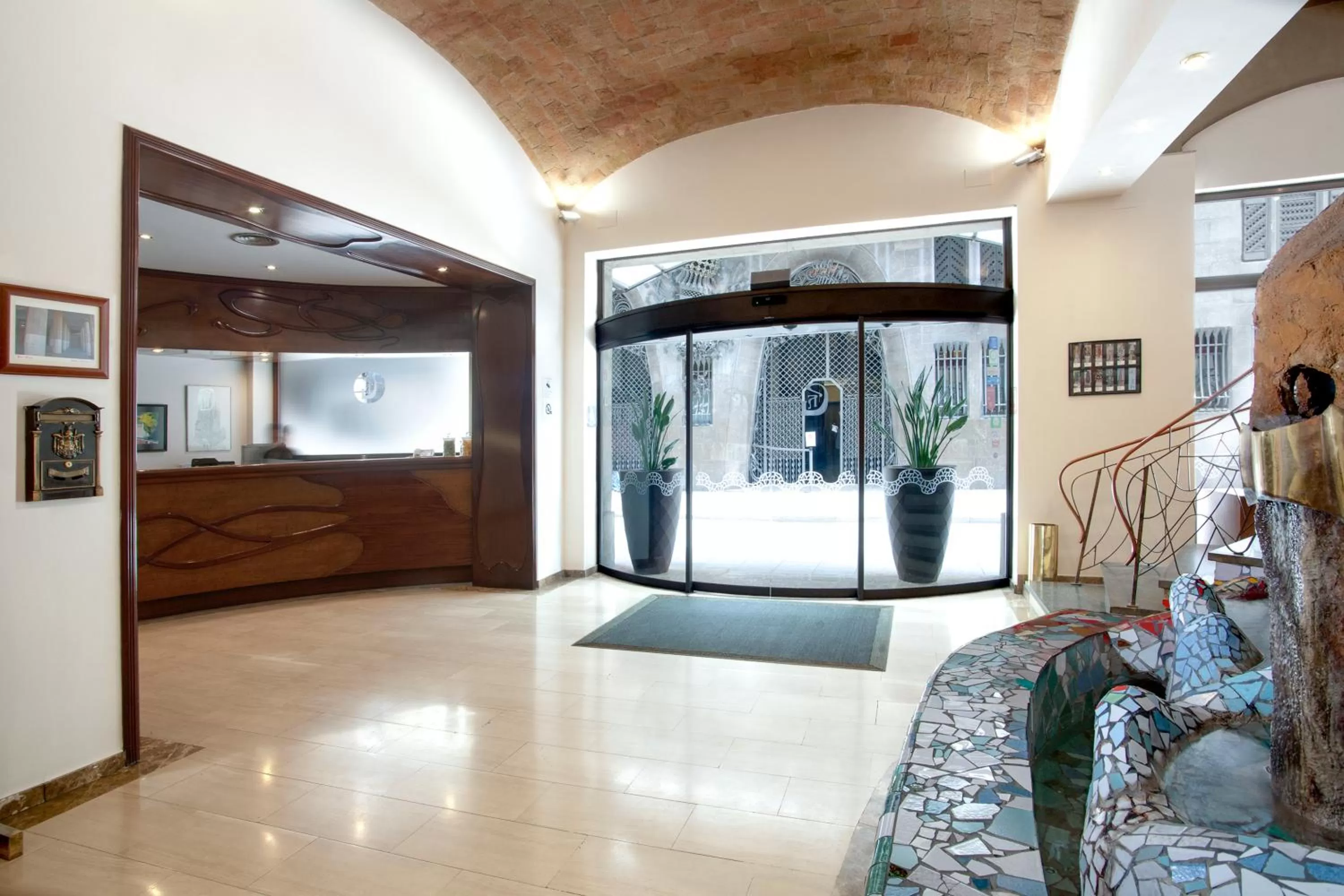 Lobby or reception in Gaudi Hotel