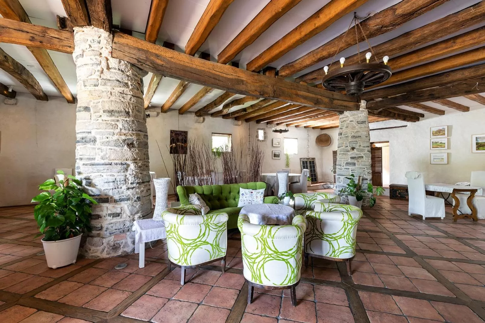 Lobby or reception in Domaine de Bassilour