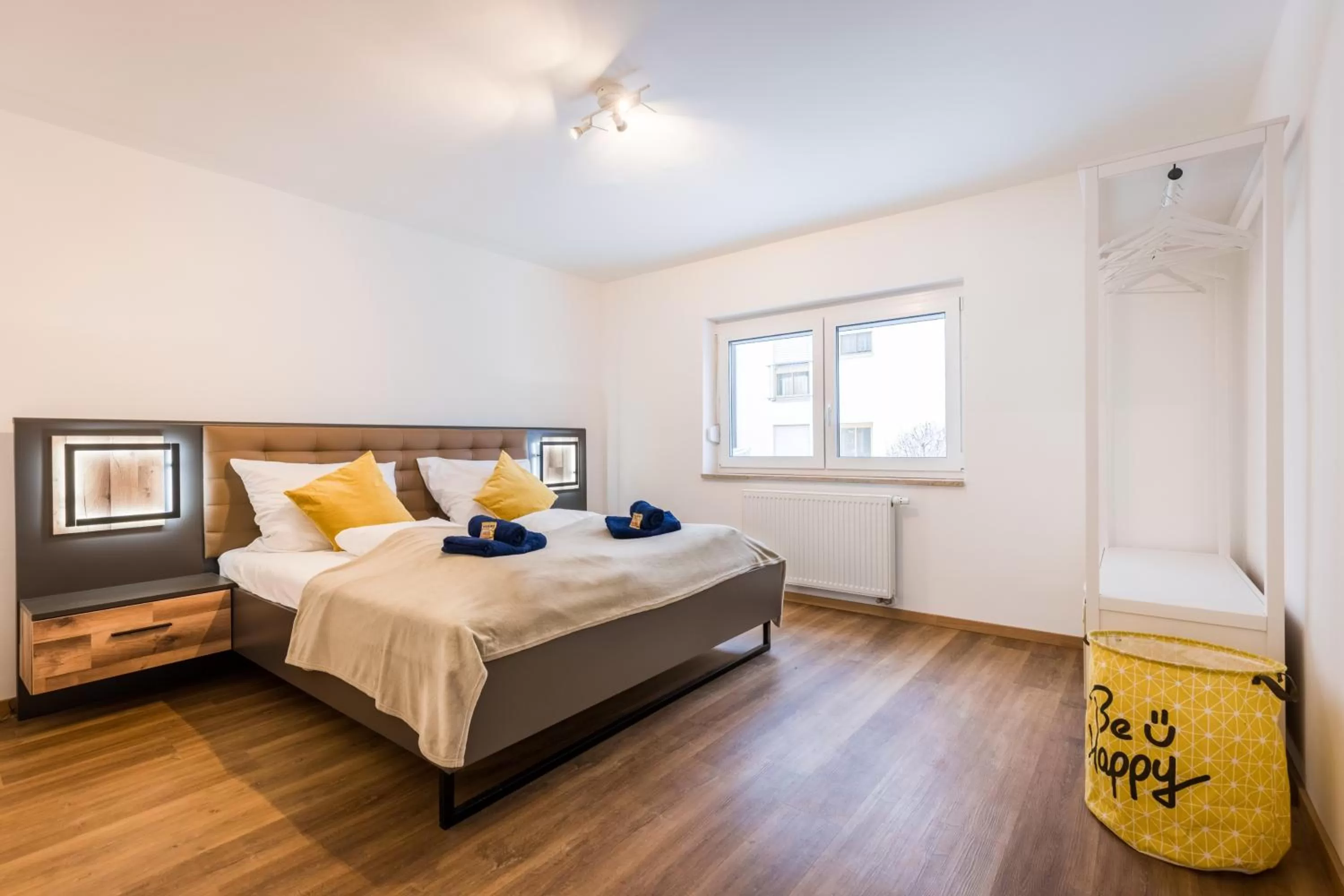 Bedroom, Bed in Arbio I Cozy Apartments Augsburg-Lechhausen