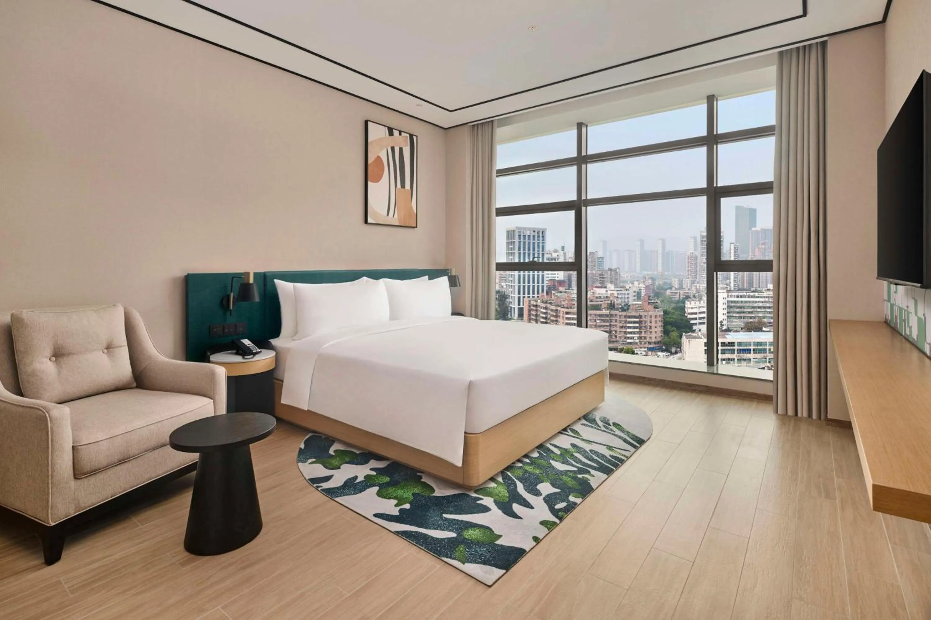 Bed in Hilton Garden Inn Zhuhai Jinan University