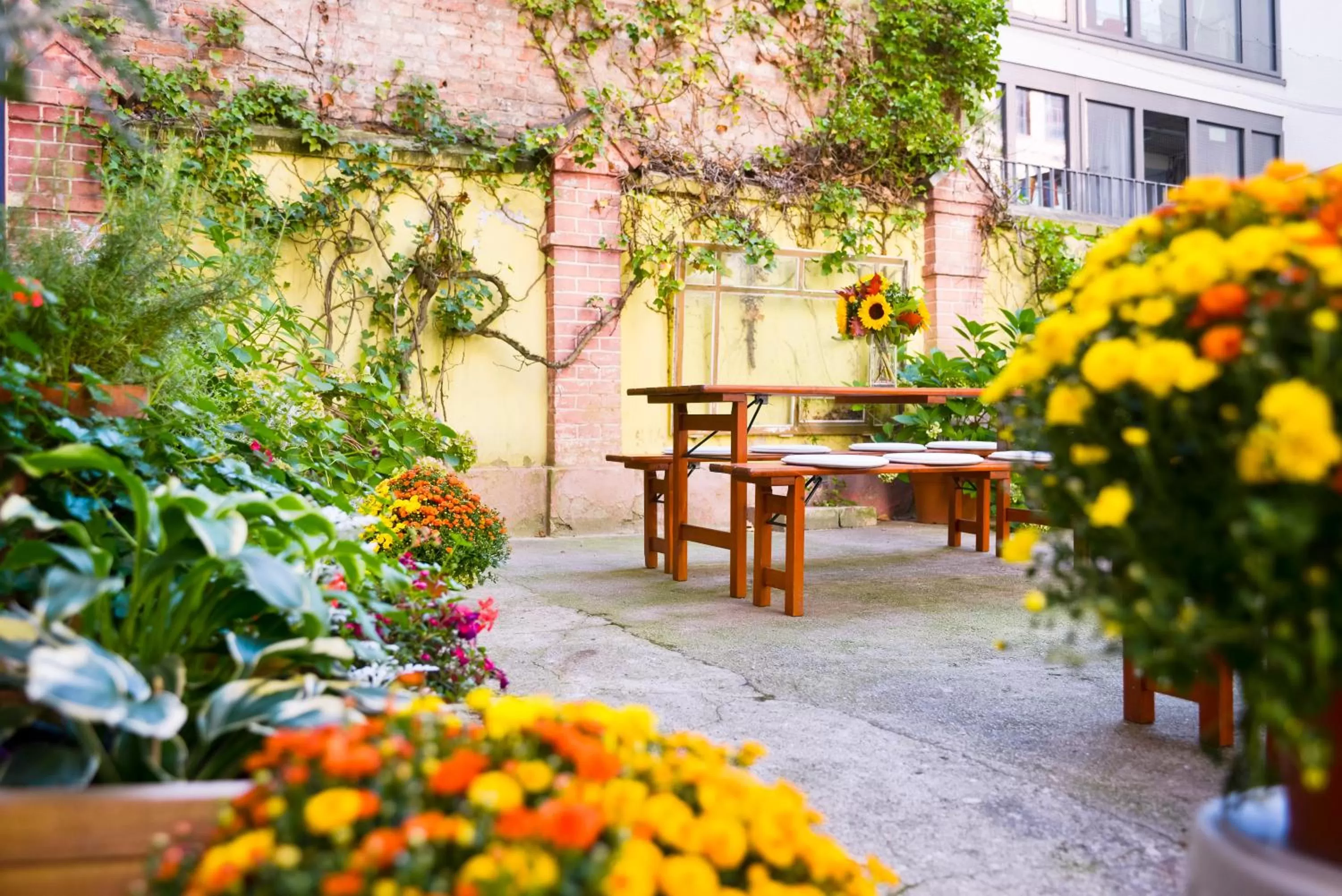Patio in Old Town Hotel