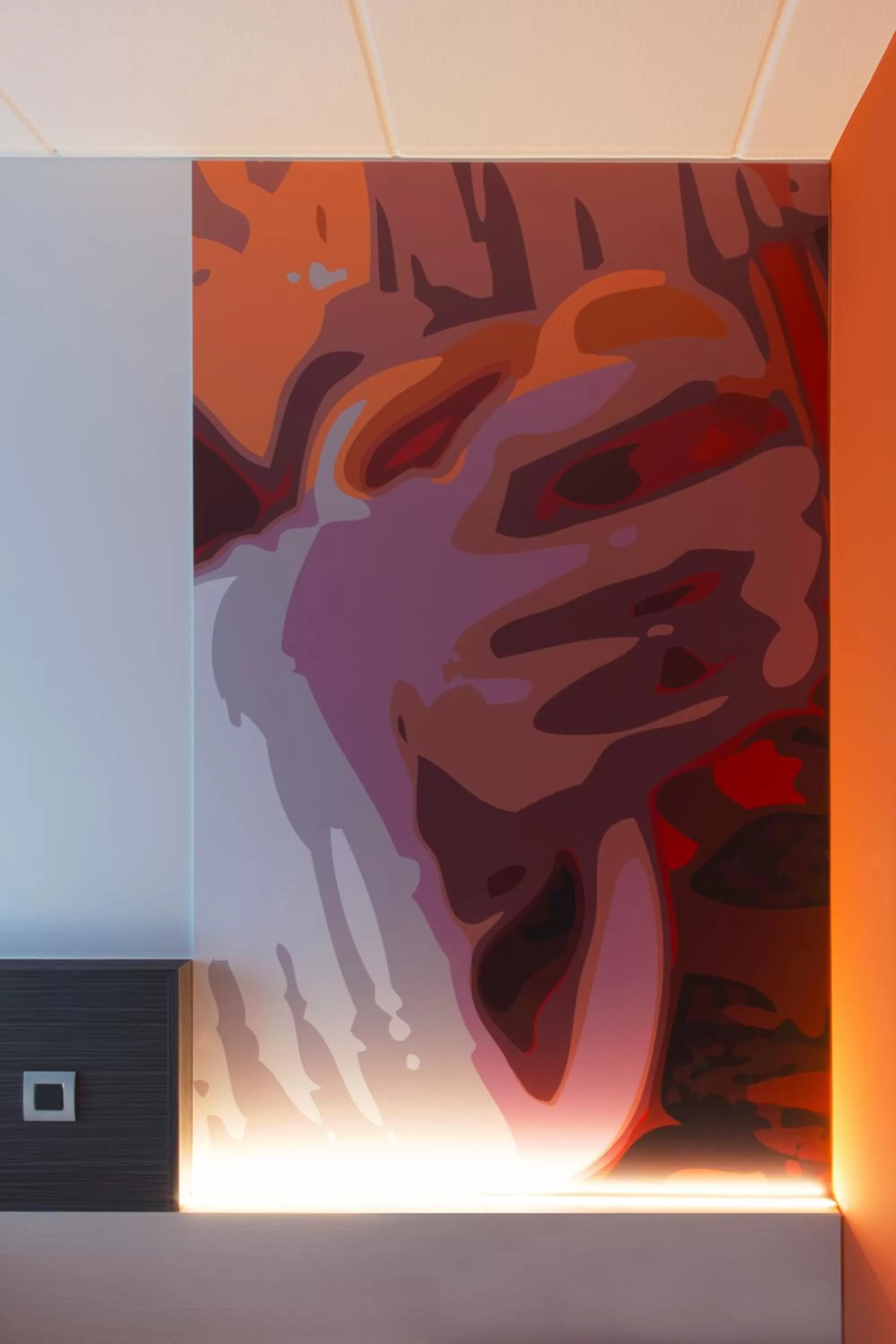 Decorative detail in Orange Hotel La Louvière