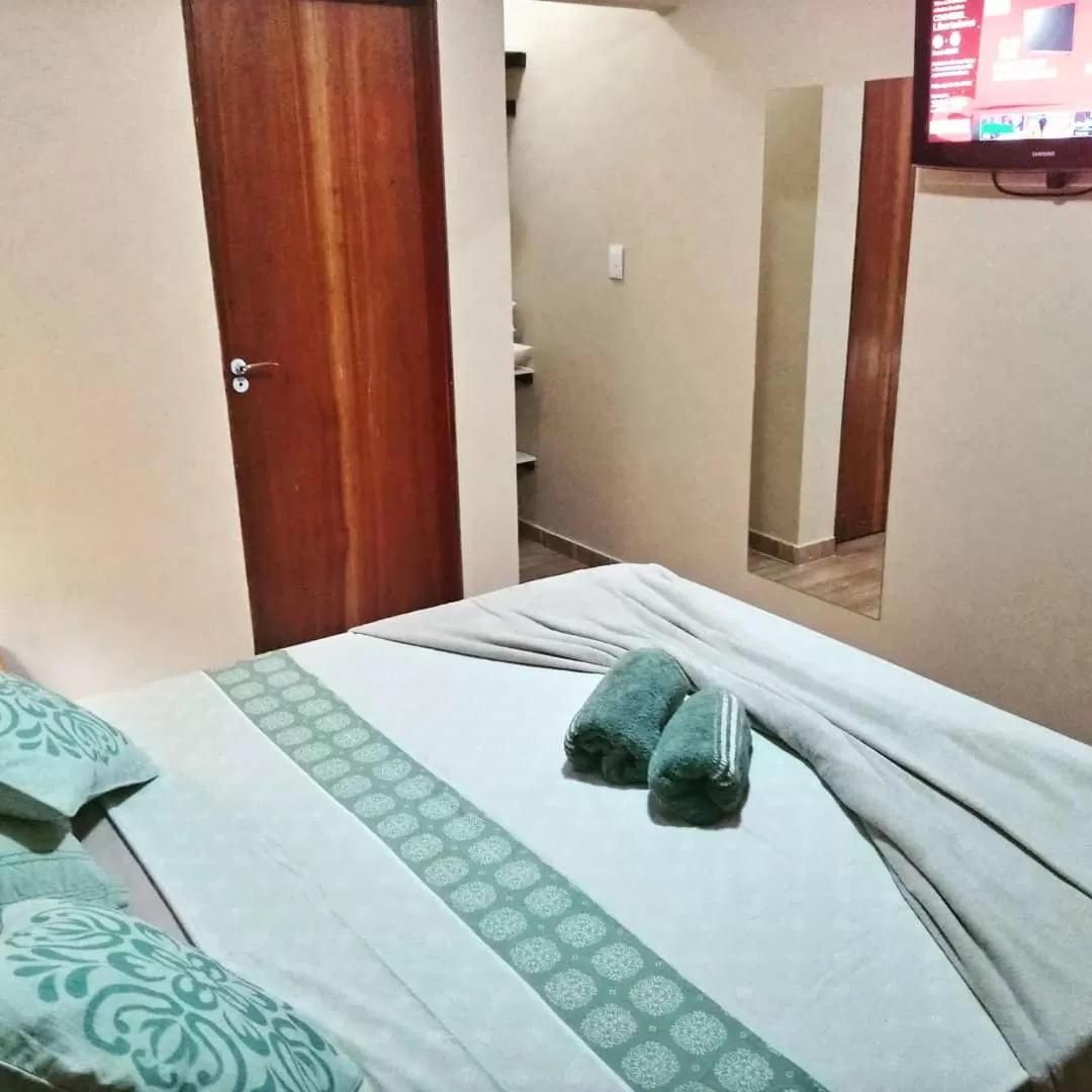 Bed in Pousada São Miguel dos Milagres