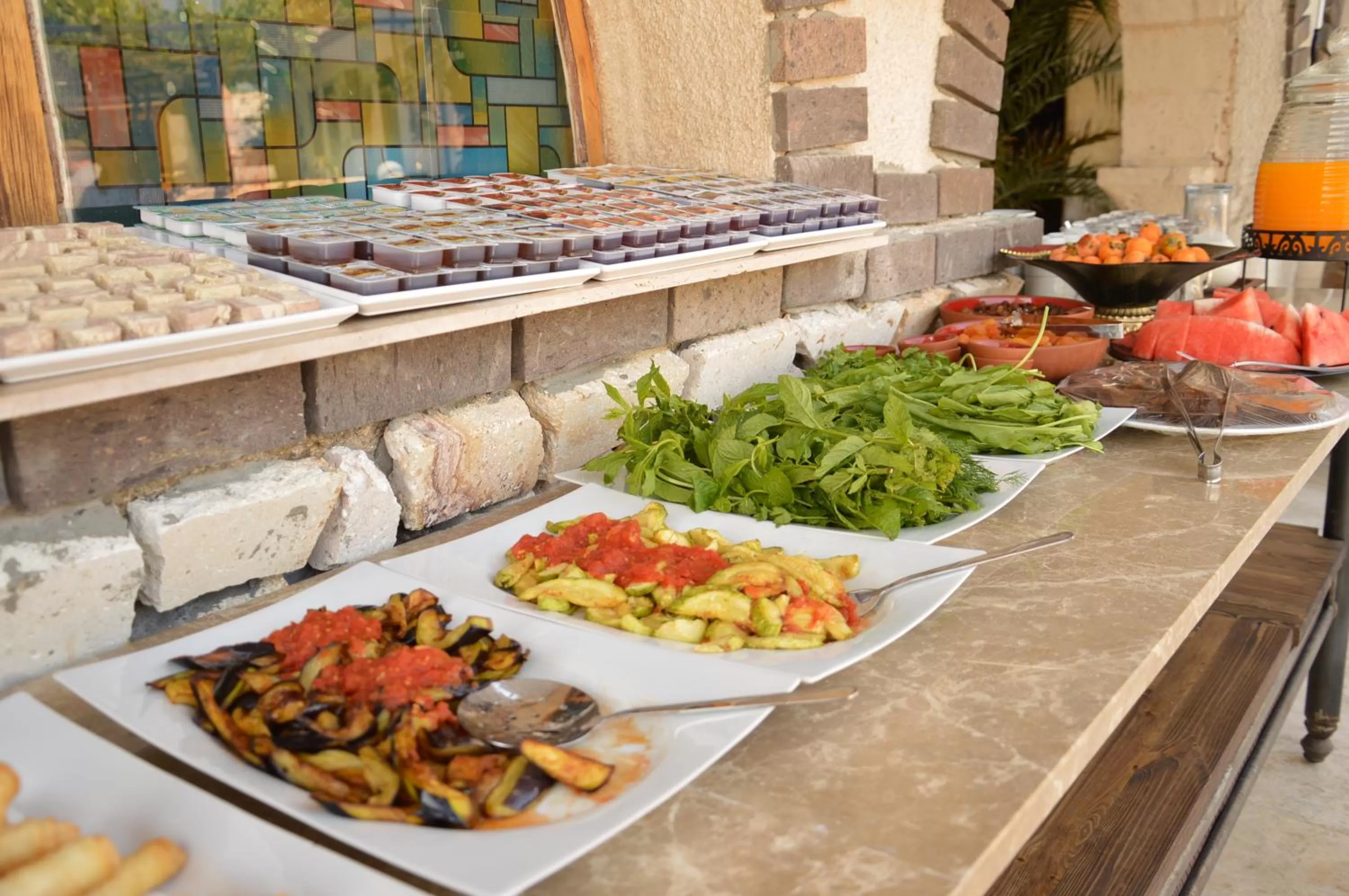 Breakfast in Elite Cave Suites