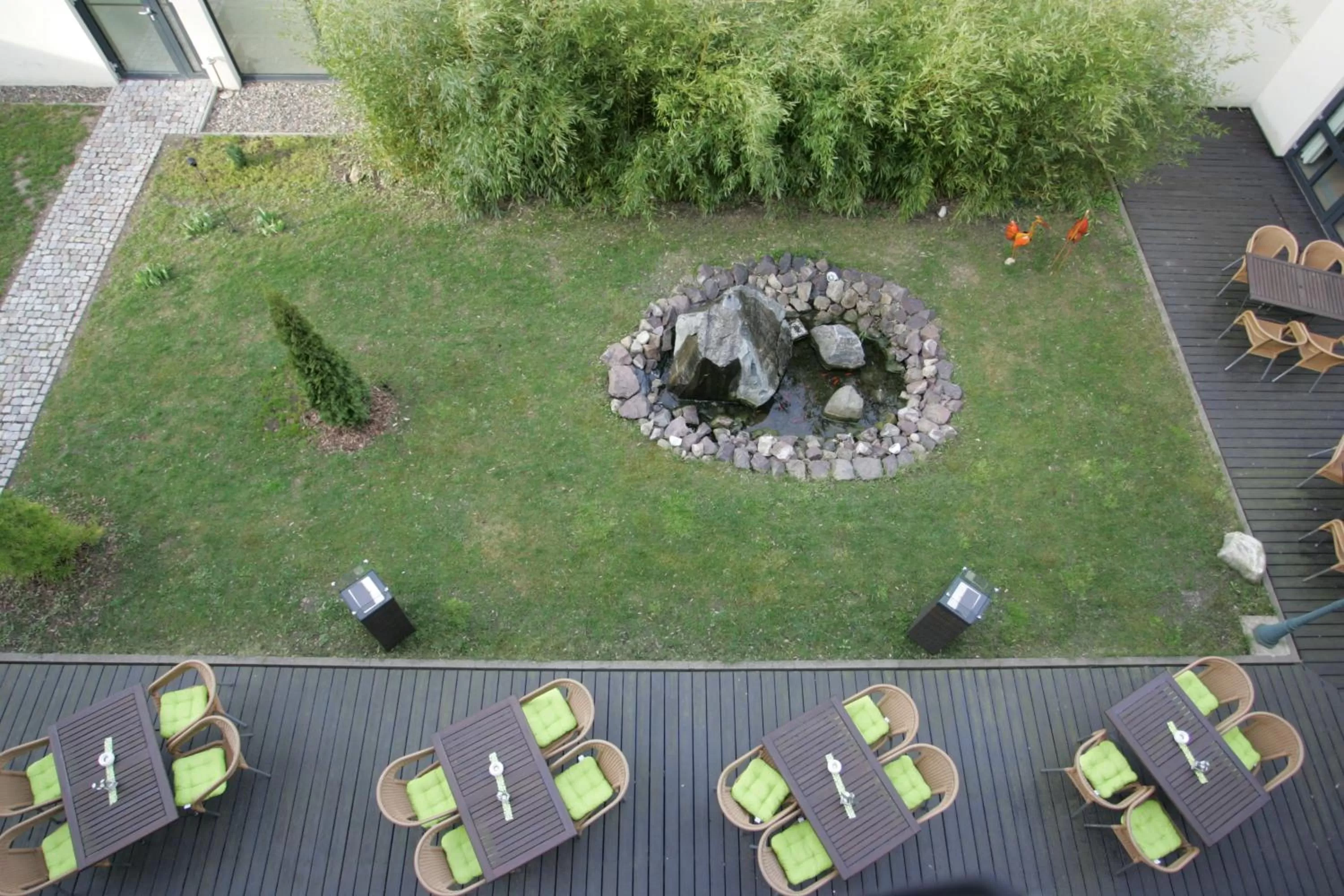 Patio in Hotel Balneolum Superior