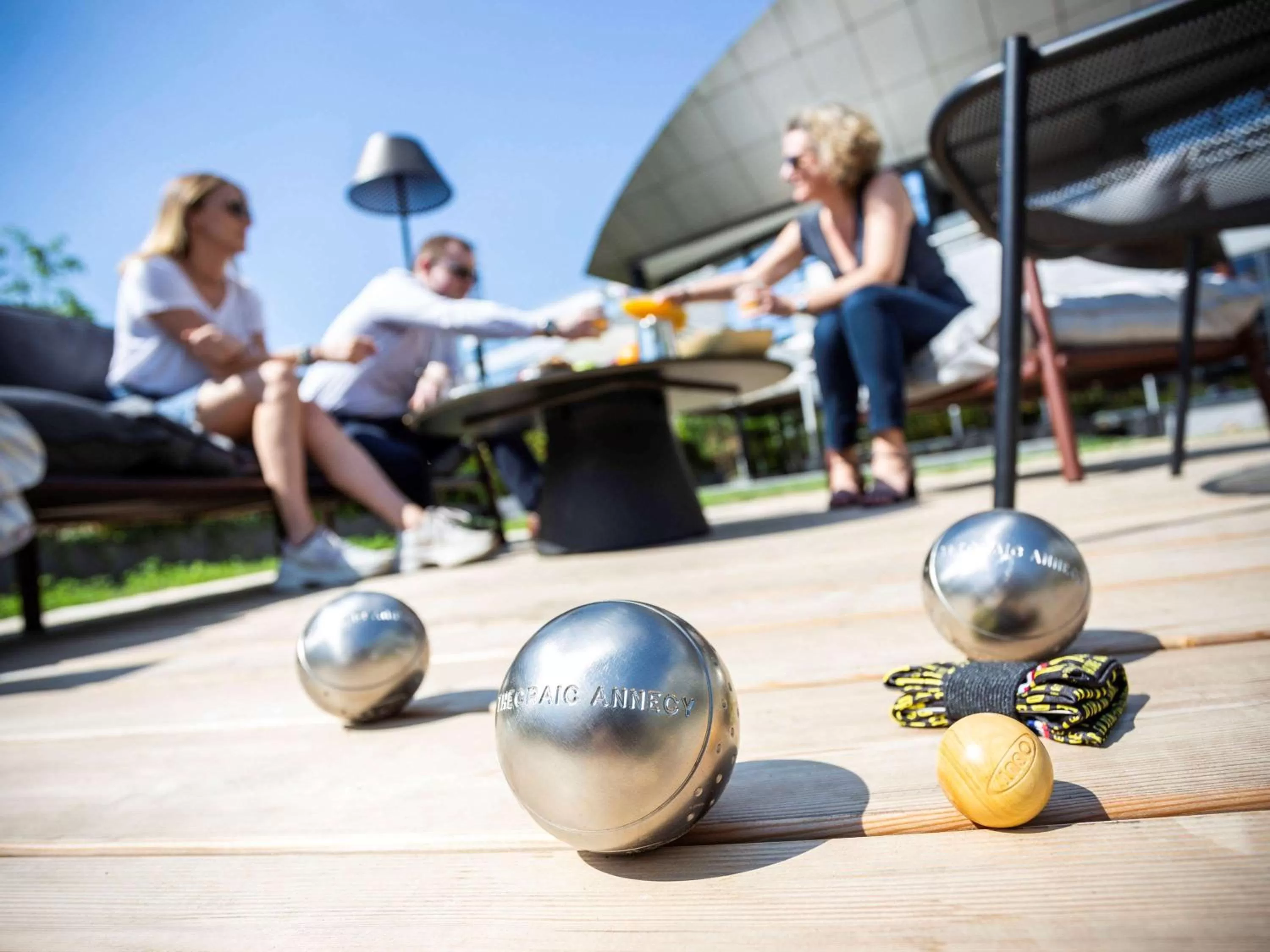 On site in Novotel Annecy Centre