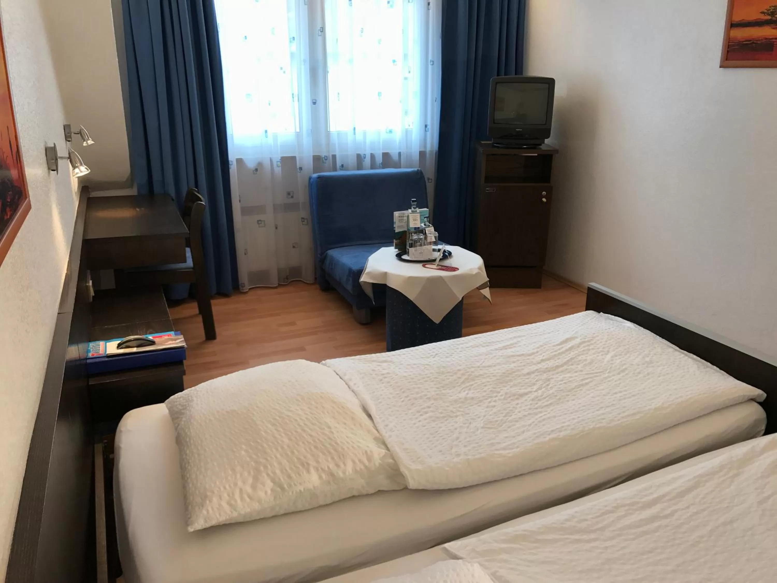 TV and multimedia, Bed in Hotel Rheinlust