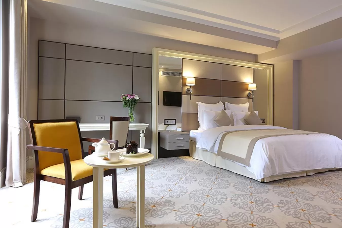 Bed in Ambassadori Tbilisi Hotel