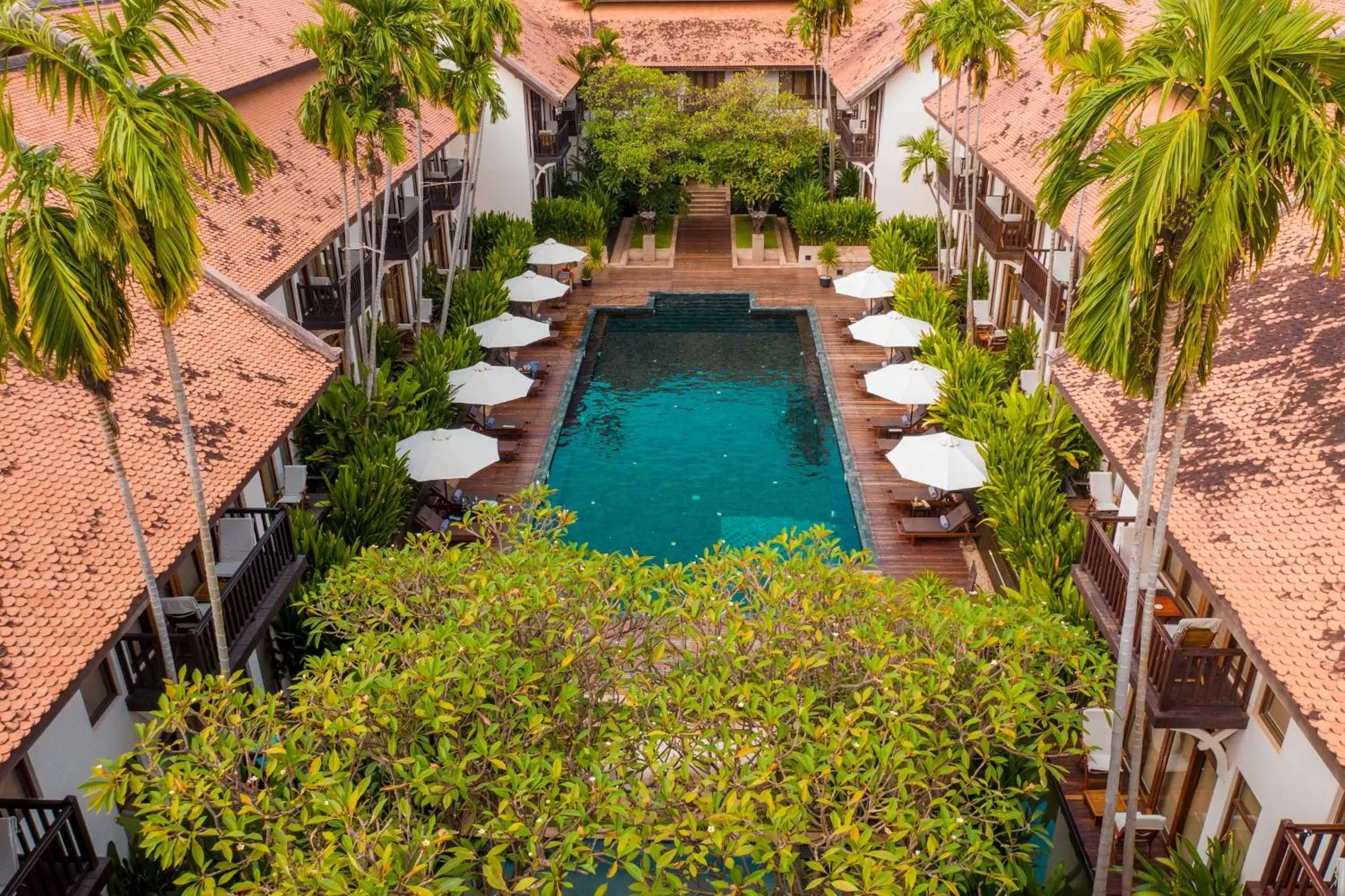 Bird's eye view in Anantara Angkor Resort