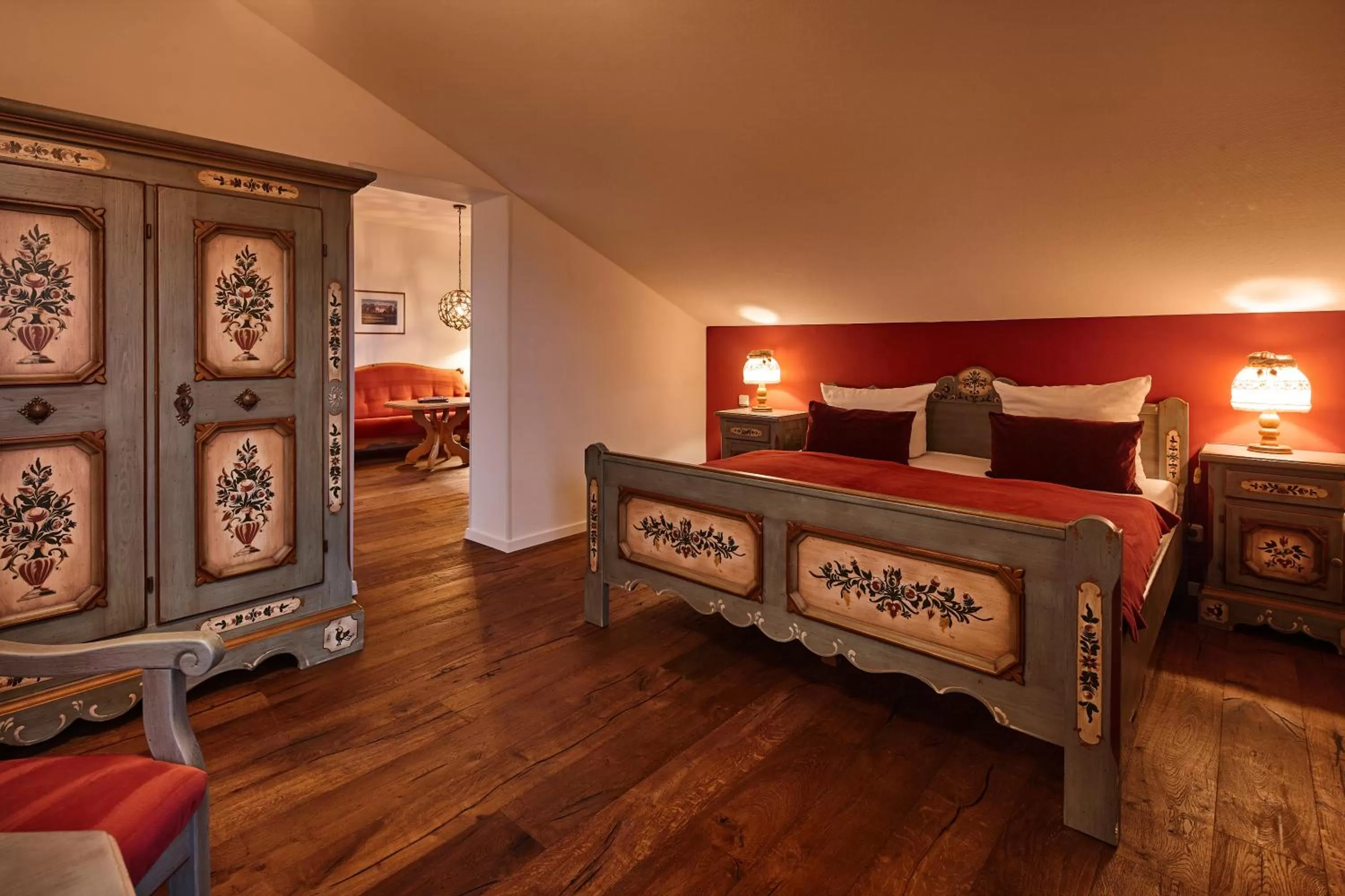 Photo of the whole room, Bed in Berghotel Lothar-Mai-Haus