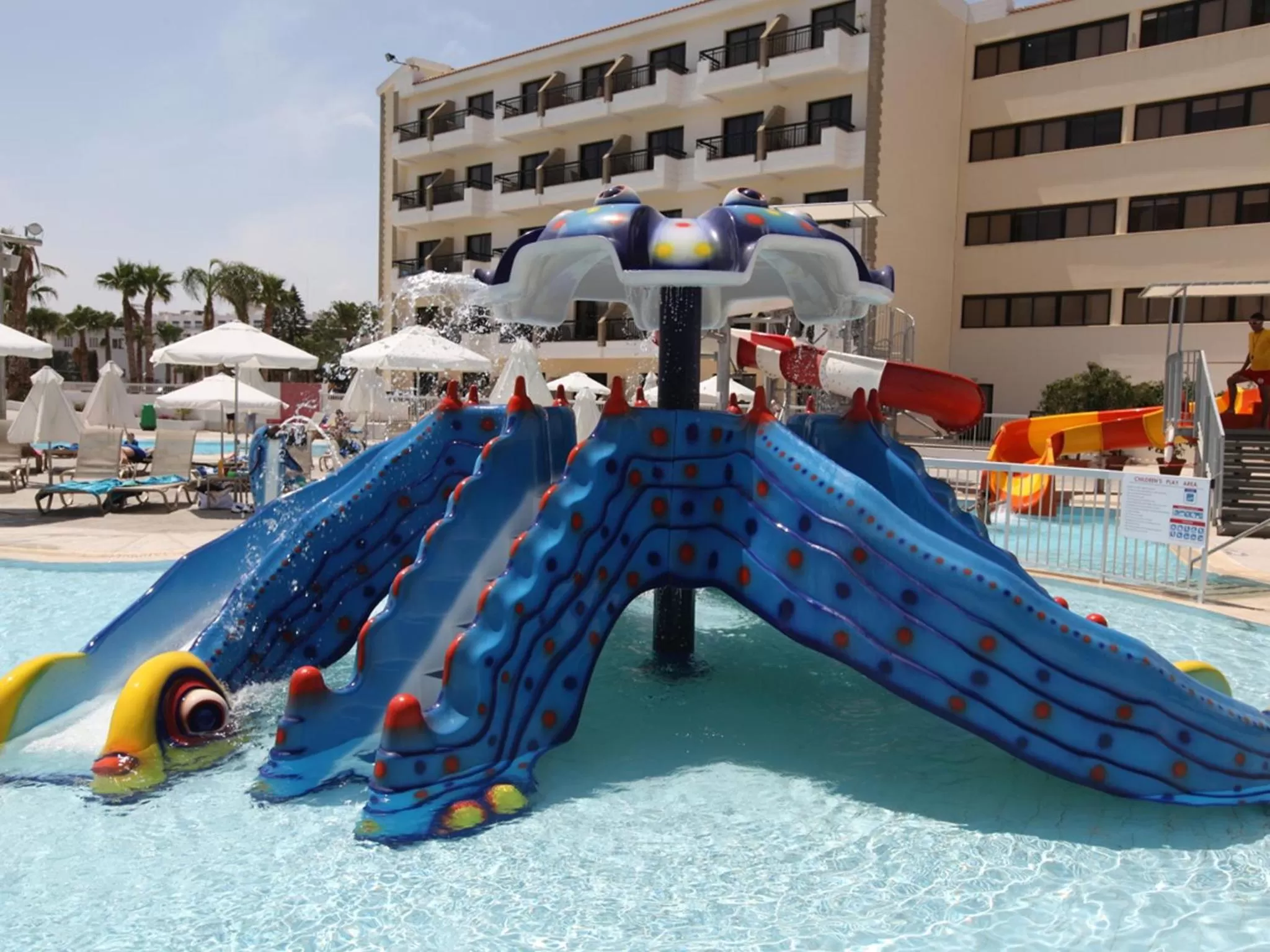 Aqua park in Anastasia Waterpark Beach Resort