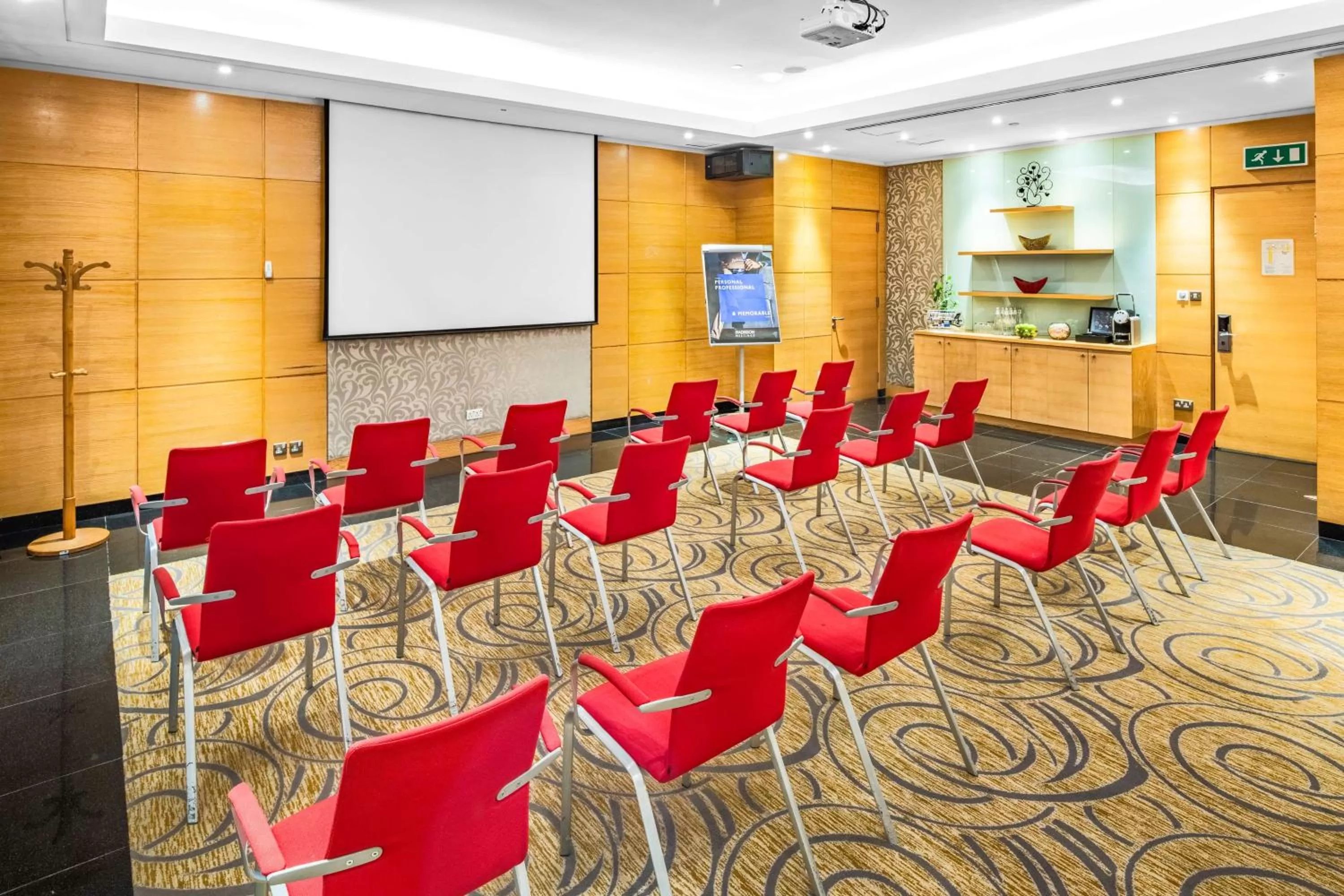 On site in Radisson Blu Hotel, Riyadh