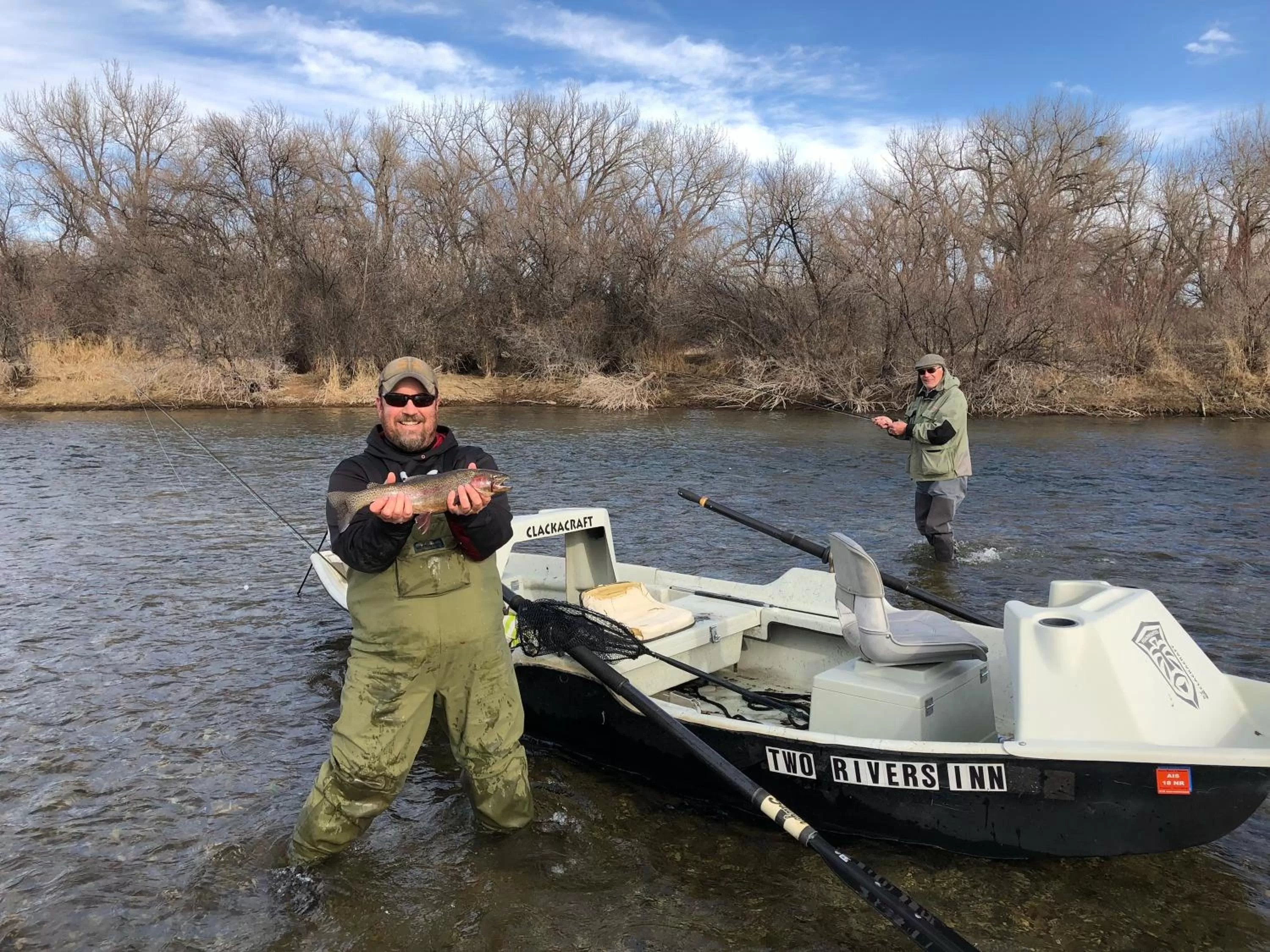 People in Two Rivers Inn
