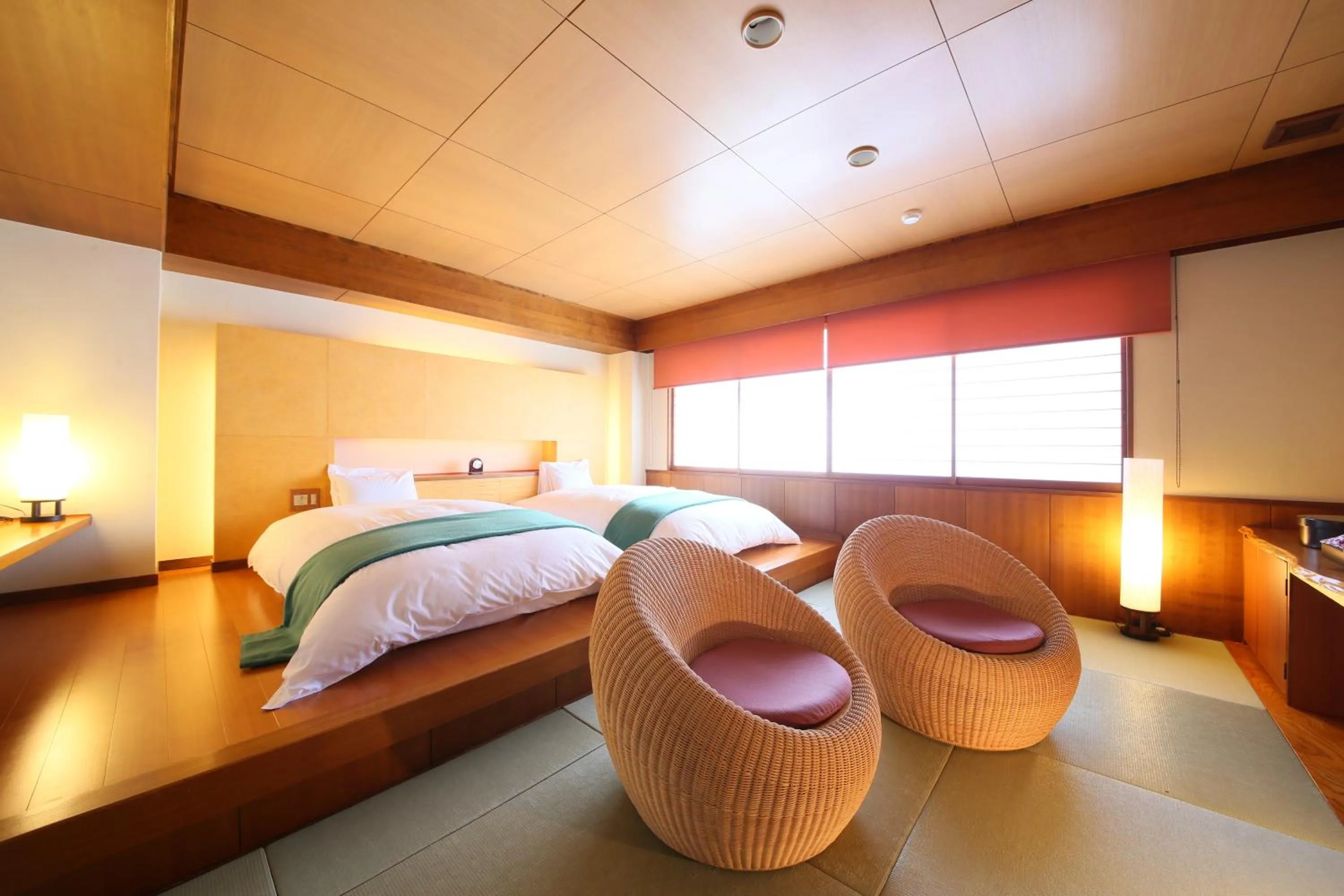 Bed in Hotel Tamanoyu