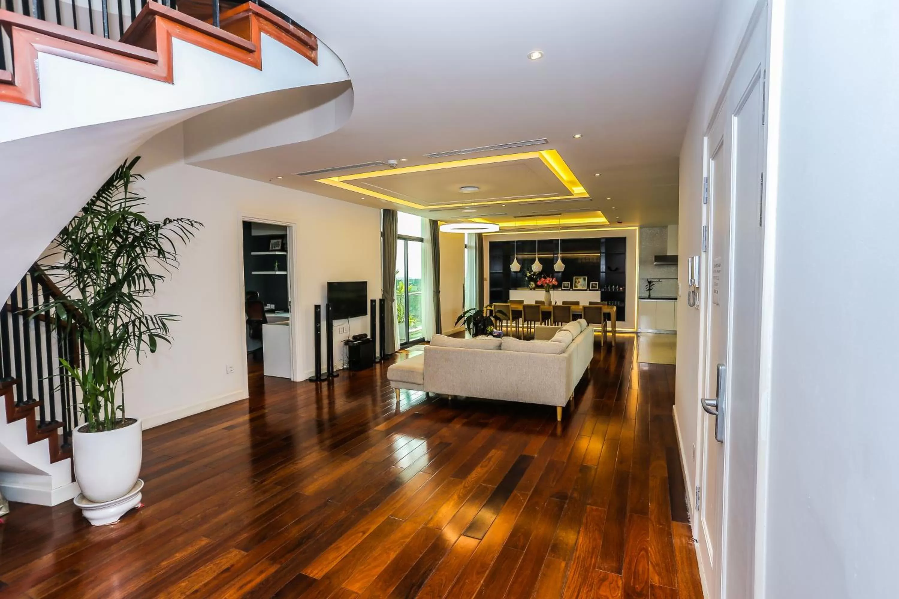 Living room, Bed in HNC Premier Hotel & Residences