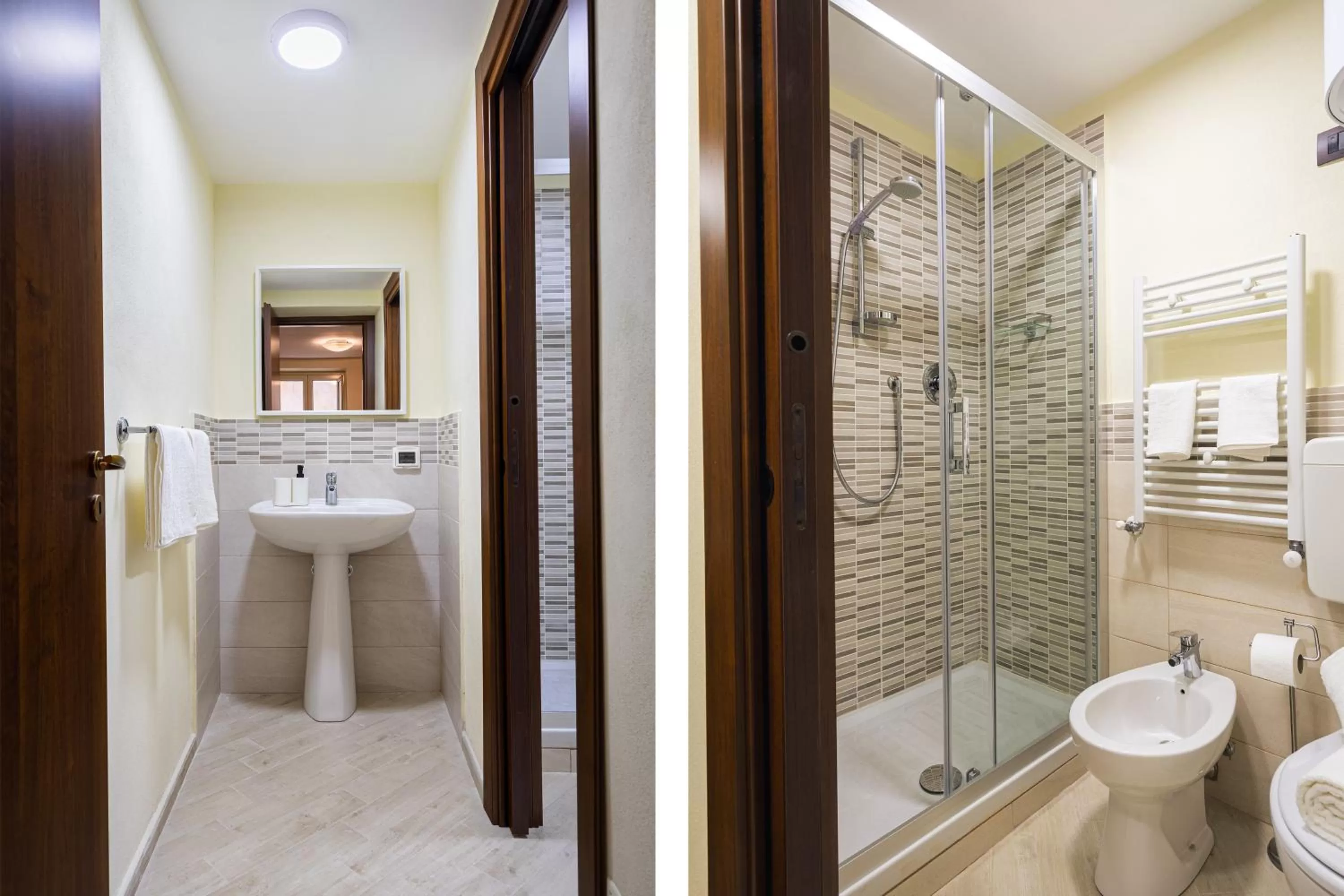 Bathroom in Open Sicily Residence - Central Apartments Near Quattro Canti