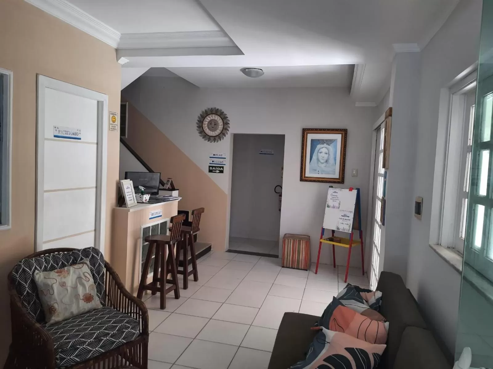 Lobby or reception in Pousada Corais da Barra