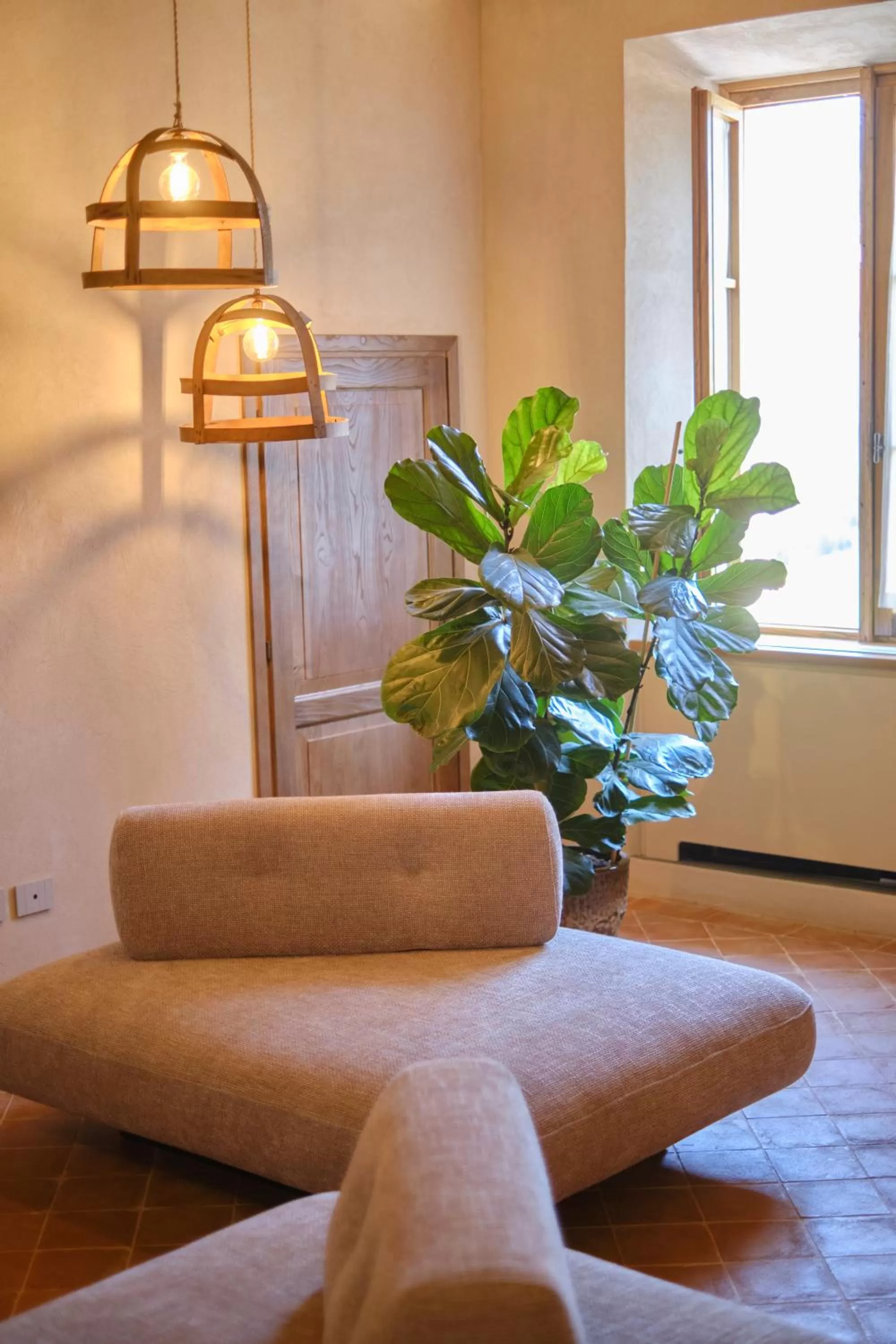 Decorative detail, Seating Area in Badia Giulia Prestigious Historical B&B