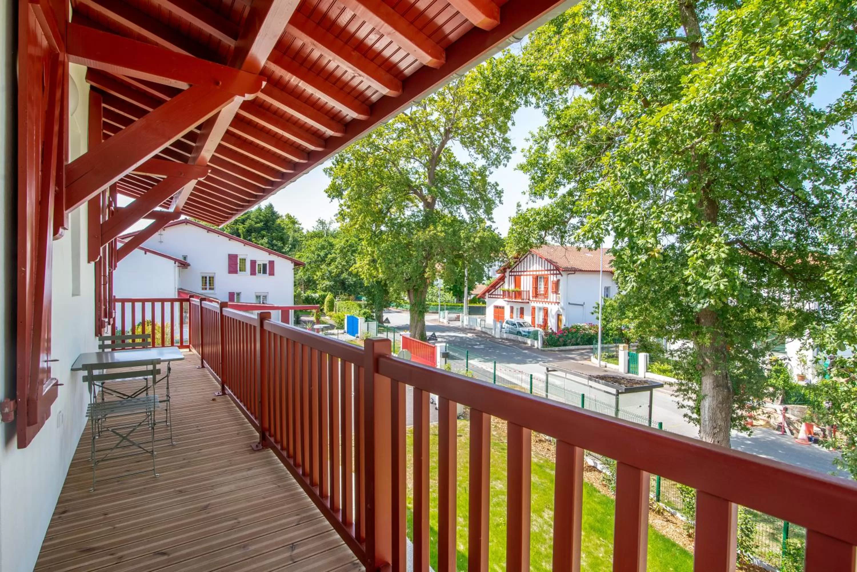 Balcony/Terrace in Résidence Ker Enia Meublés de Tourisme
