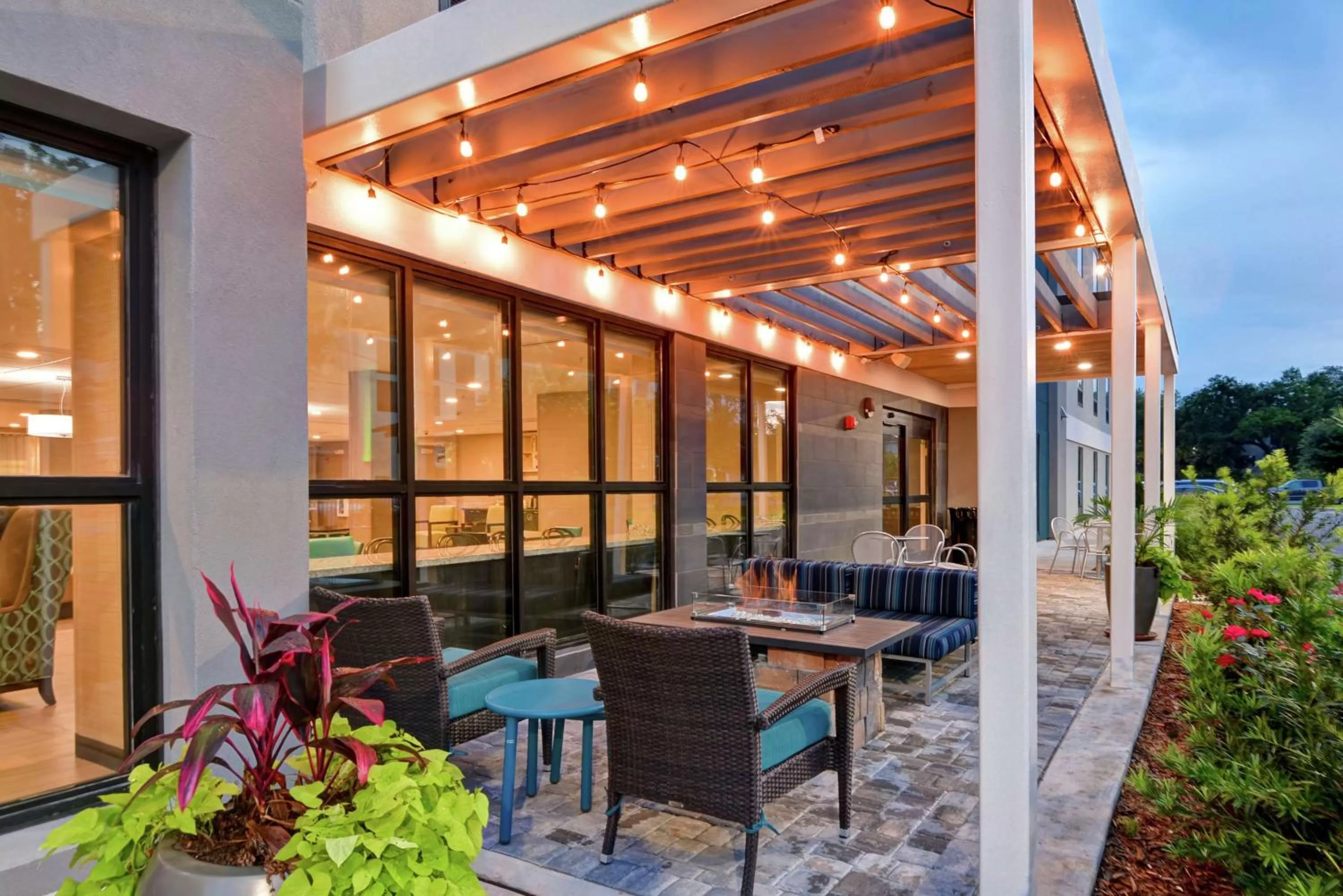 Patio in Home2 Suites Pensacola I-10 At North Davis Hwy