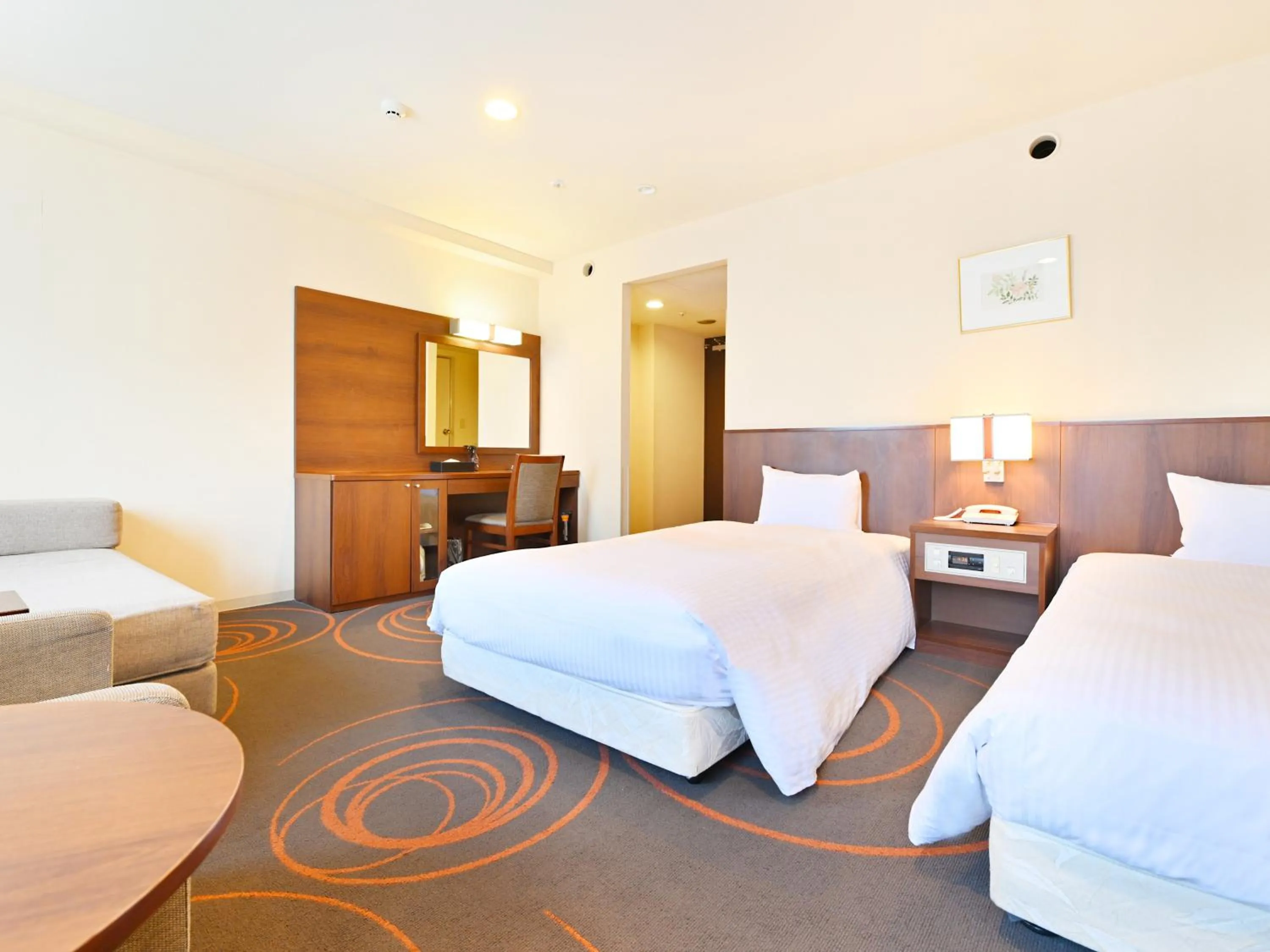 Bedroom, Bed in Hotel Abest Sapporo