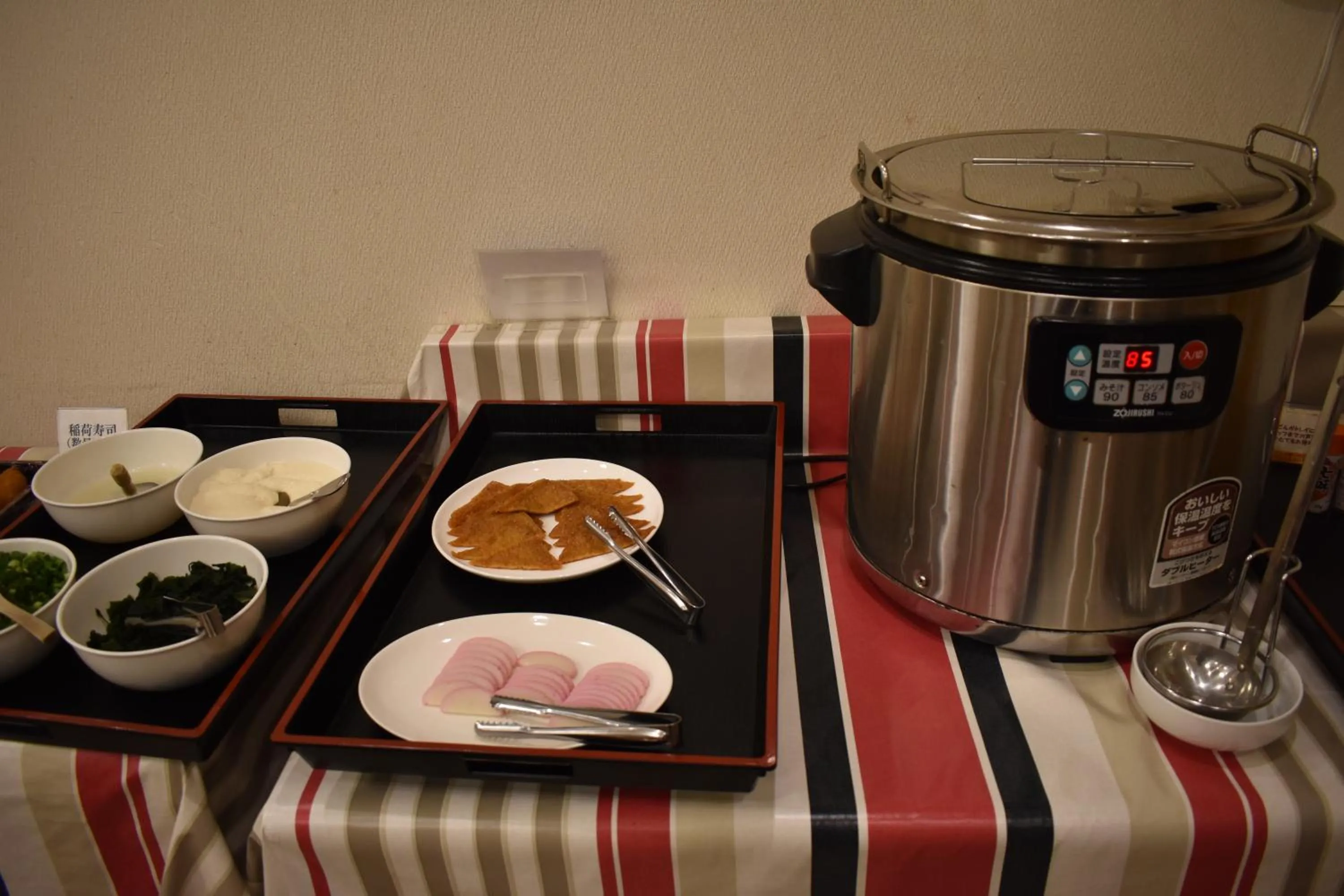 Buffet breakfast in Hotel Crown Hills Toyokawa