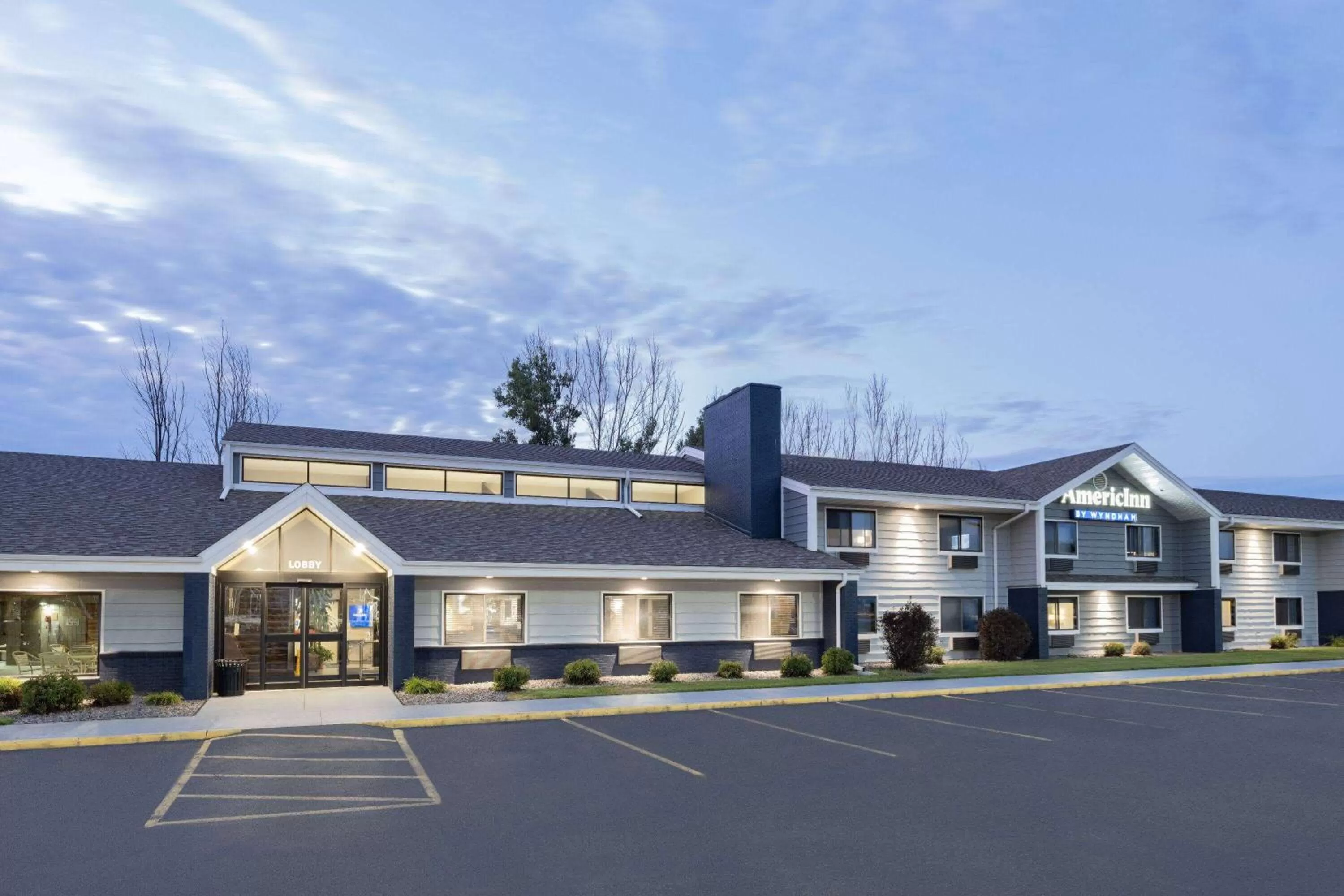 Property building in AmericInn by Wyndham Plover Stevens Point
