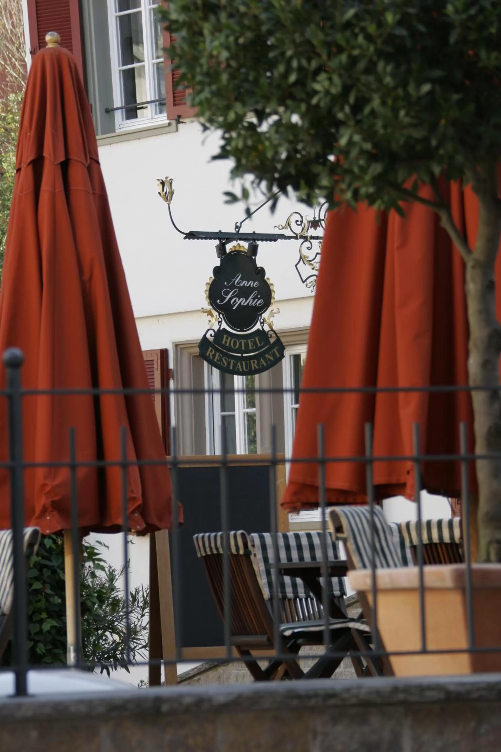 Balcony/Terrace in Hotel-Restaurant Anne-Sophie