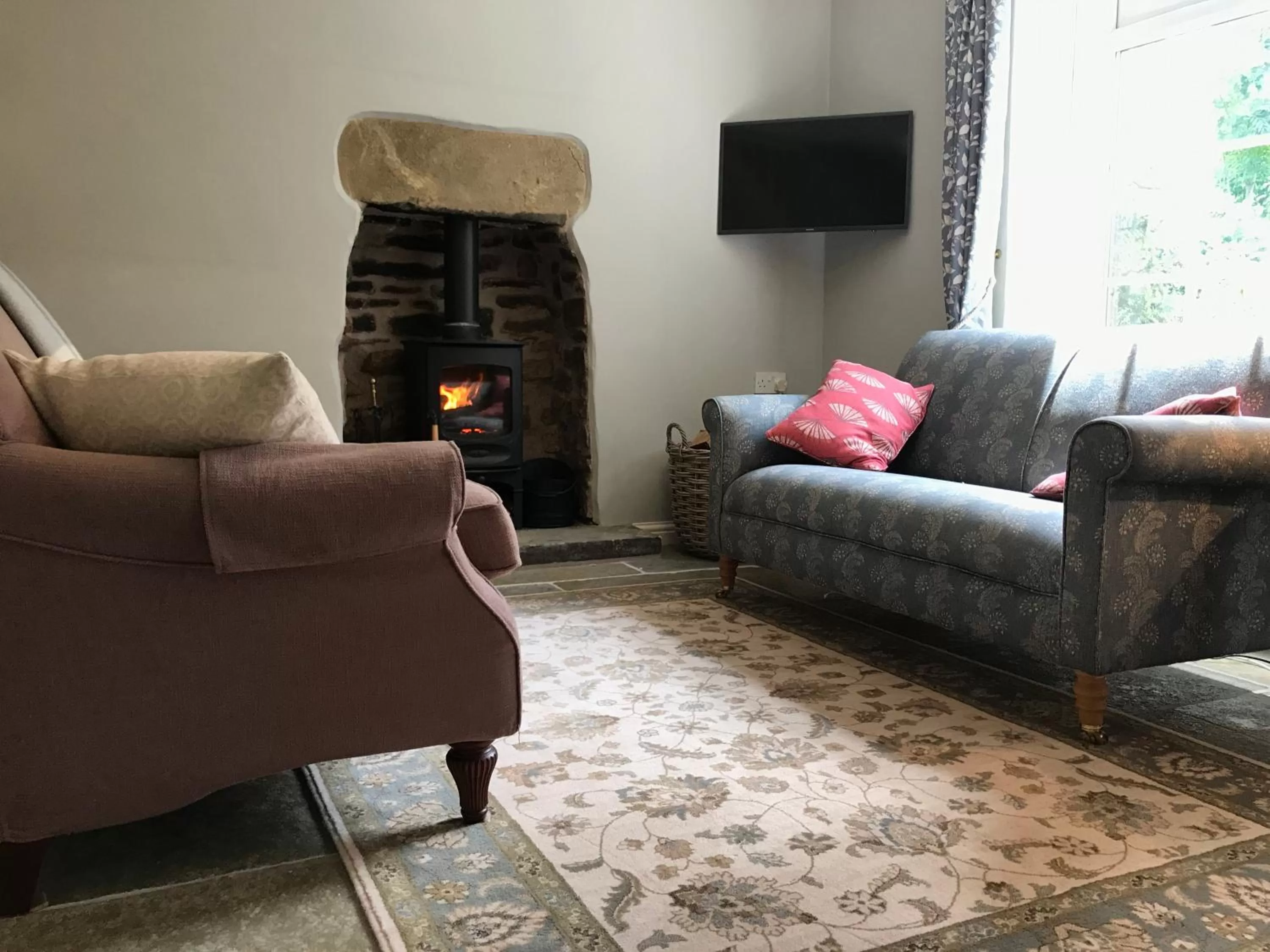 Living room in The Old Hall Inn