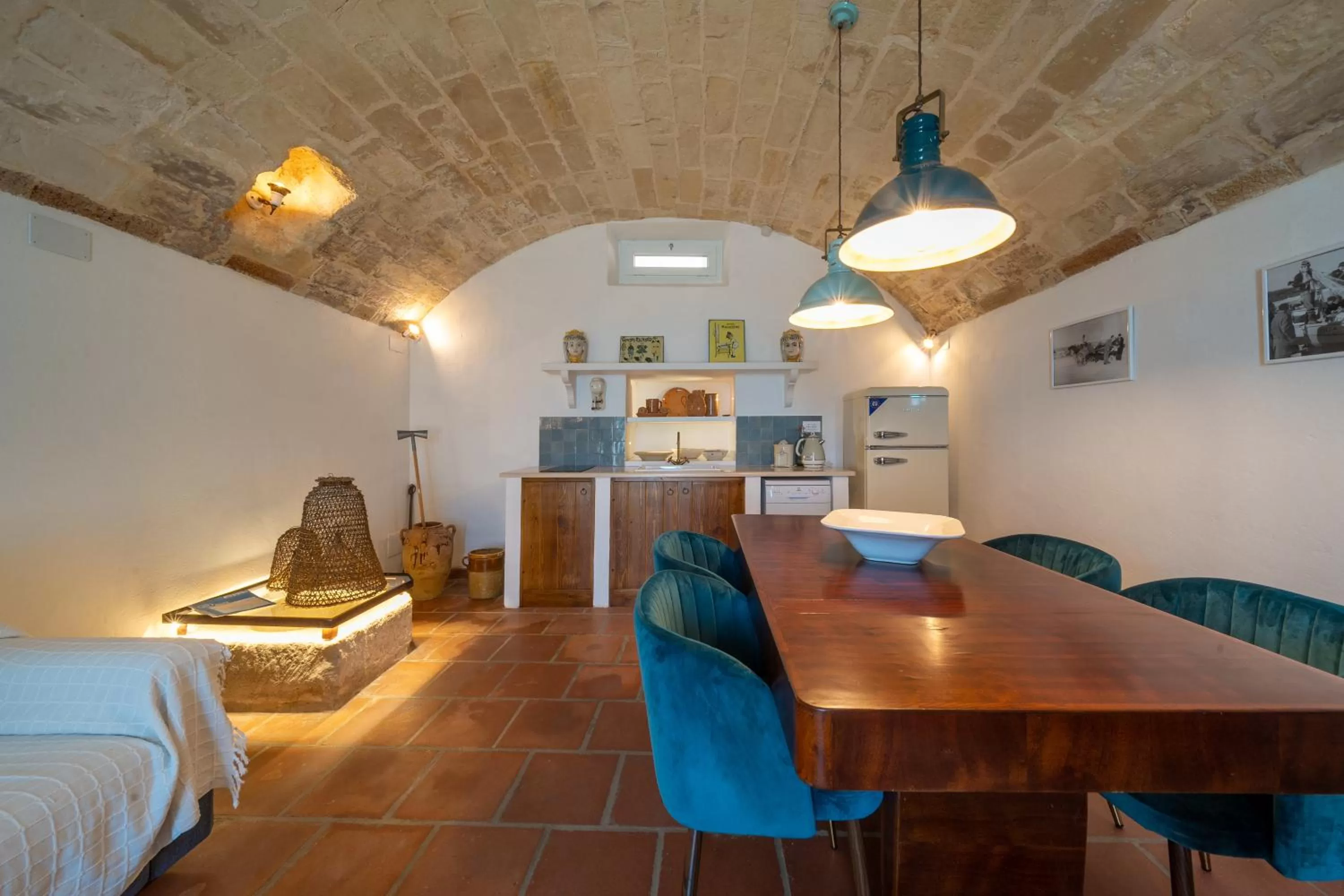 Decorative detail, Bed in Palazzo De Mori