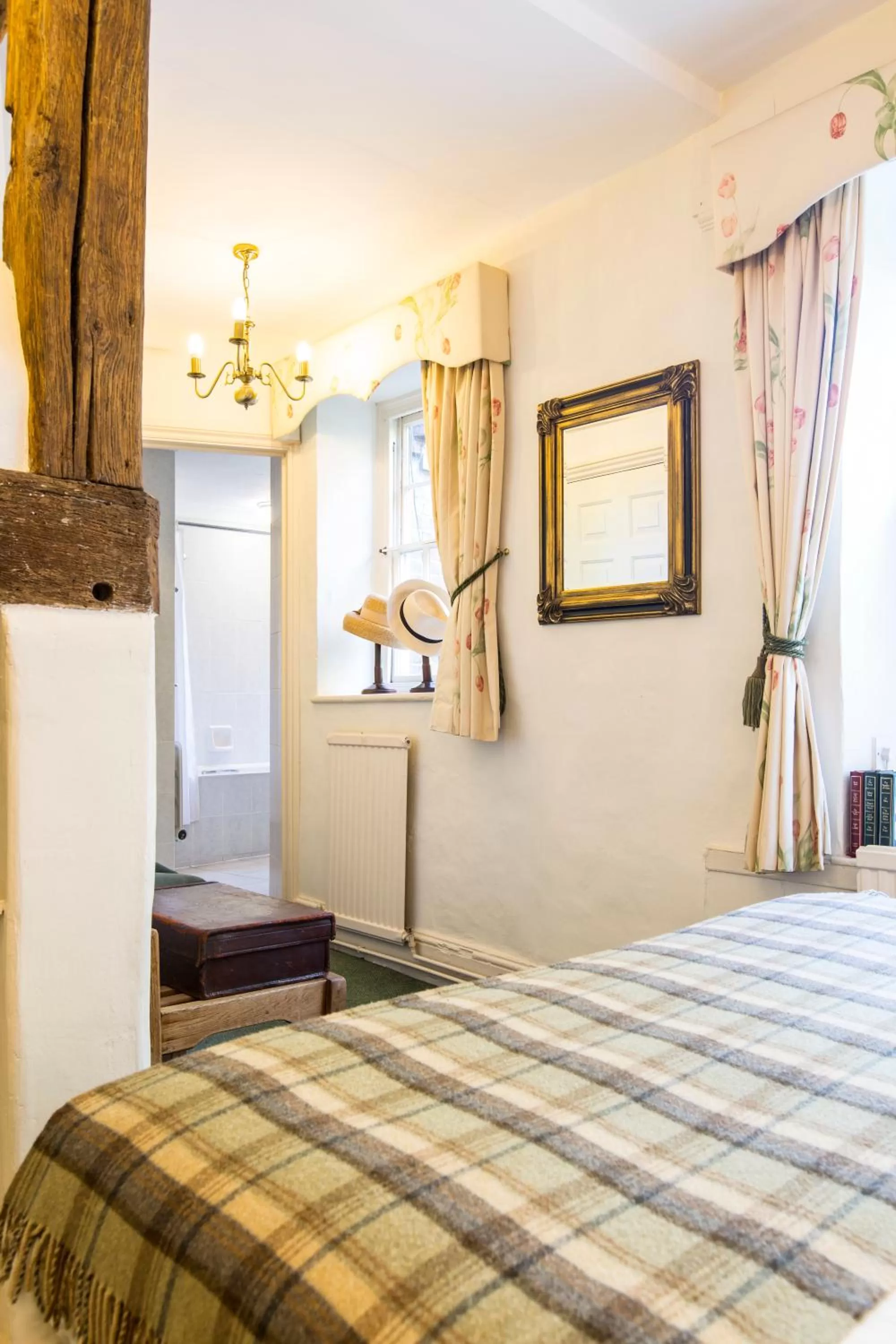 Bed in Flackley Ash Country House Hotel