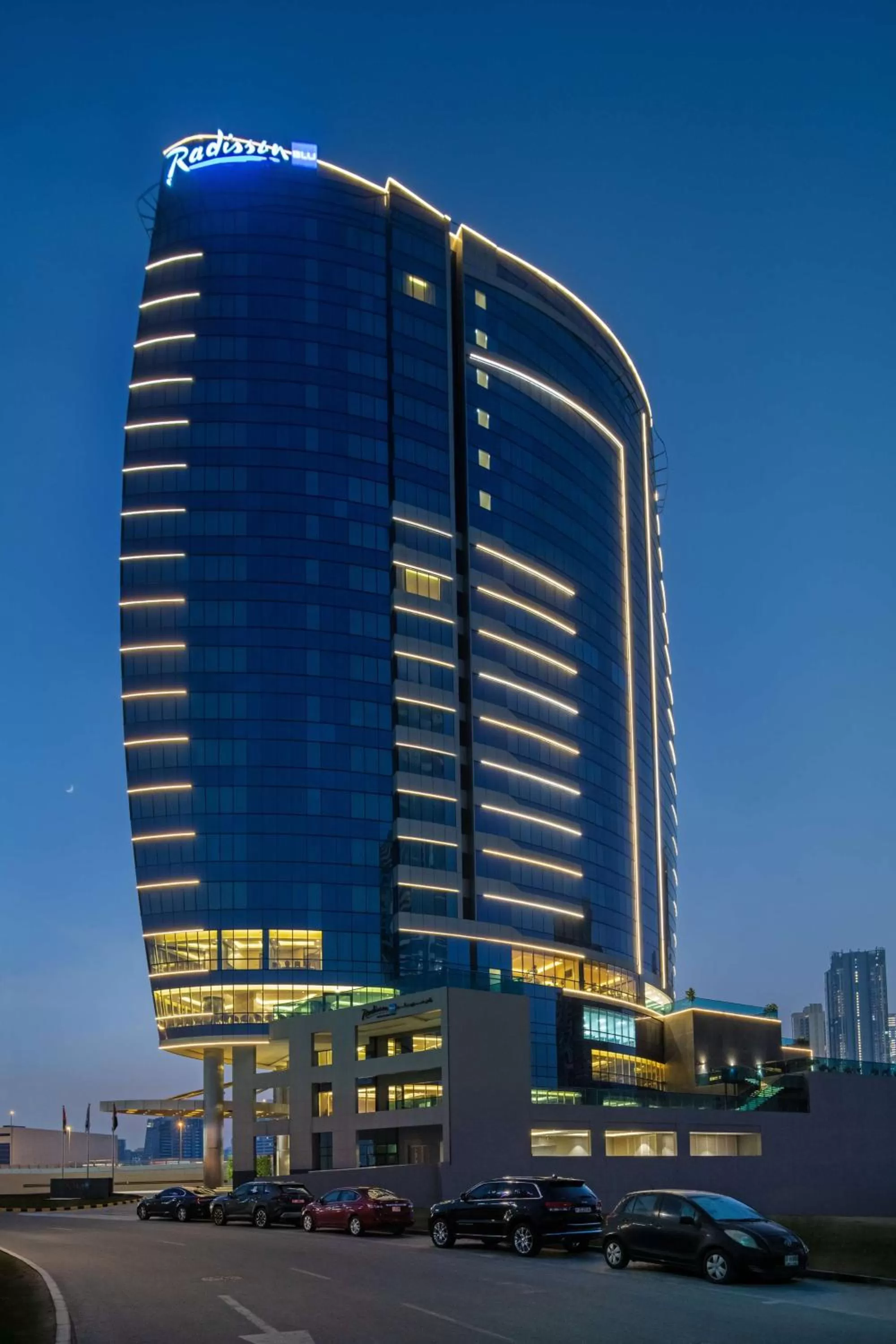 Property building in Radisson Blu Hotel, Dubai Canal View