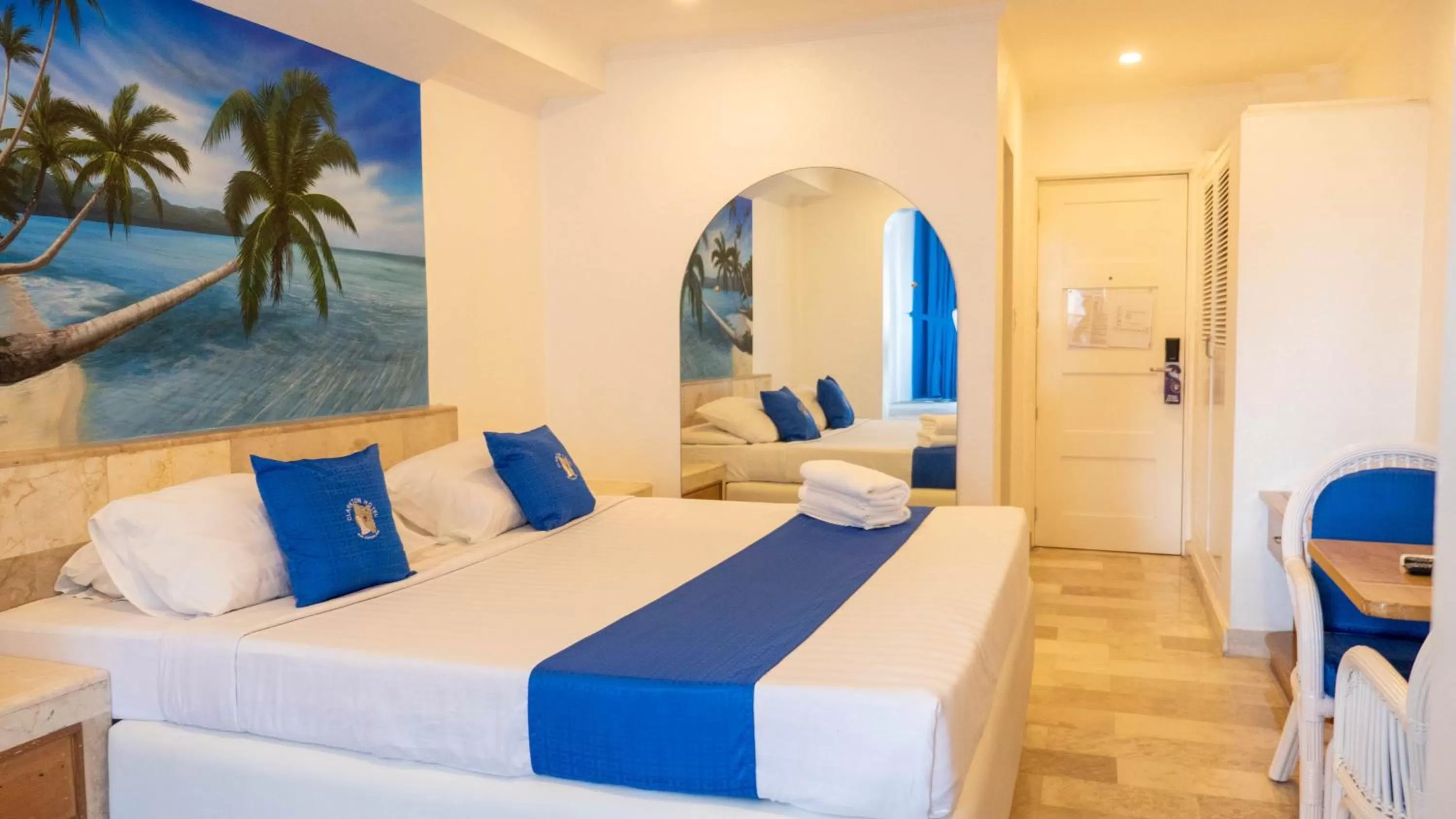 Bed in Clarkton Hotel Apartment