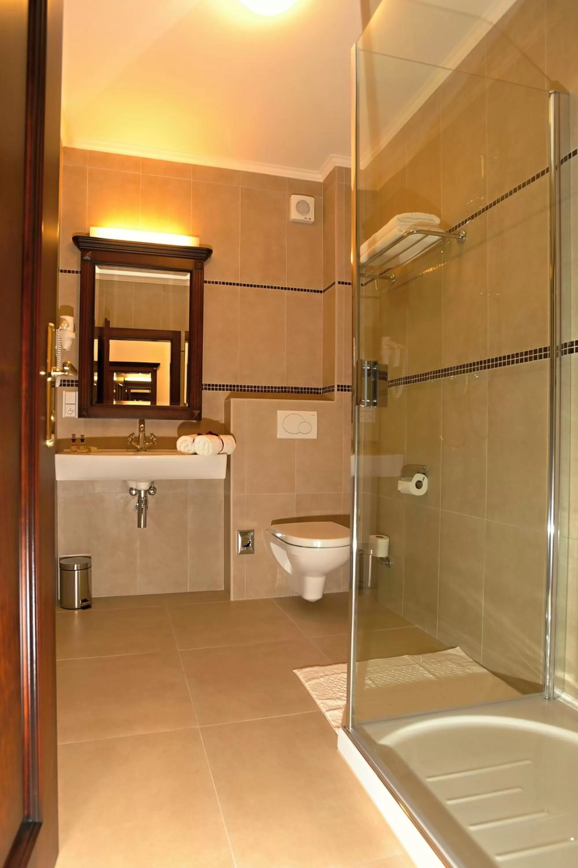 Bathroom in Hotel U Krále