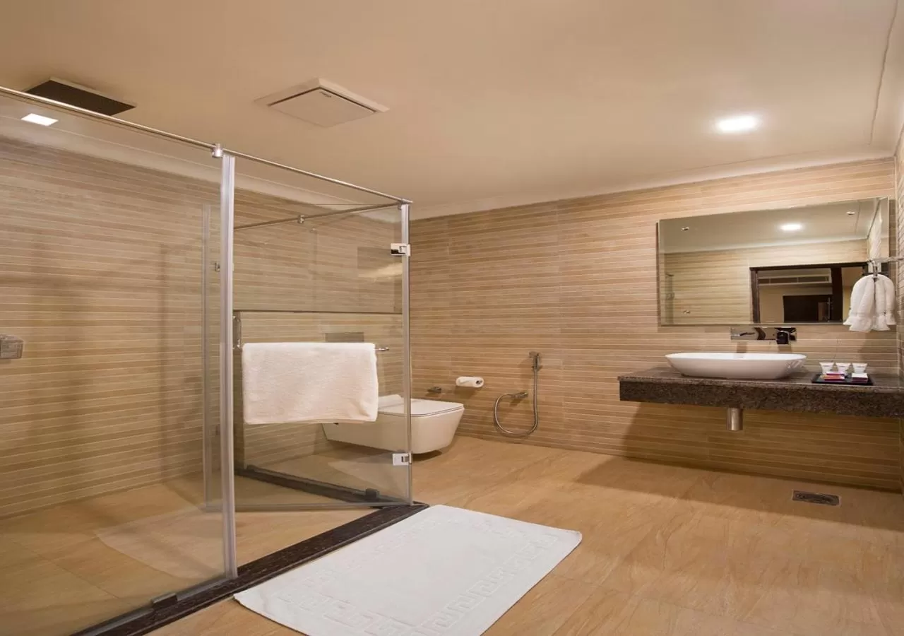 Bathroom in Clarks Inn Suites Katra