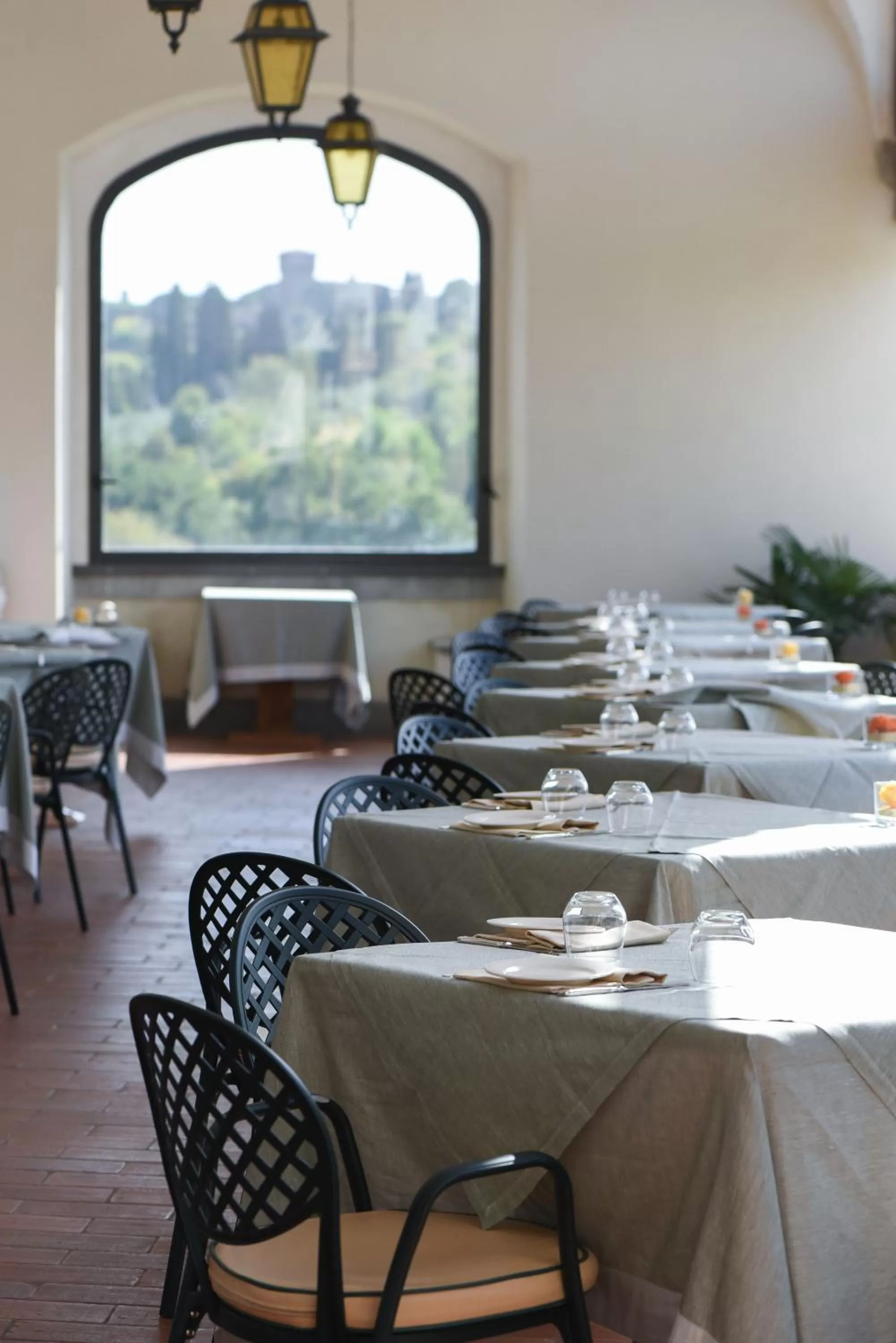 Patio in Villa Tolomei Hotel & Resort