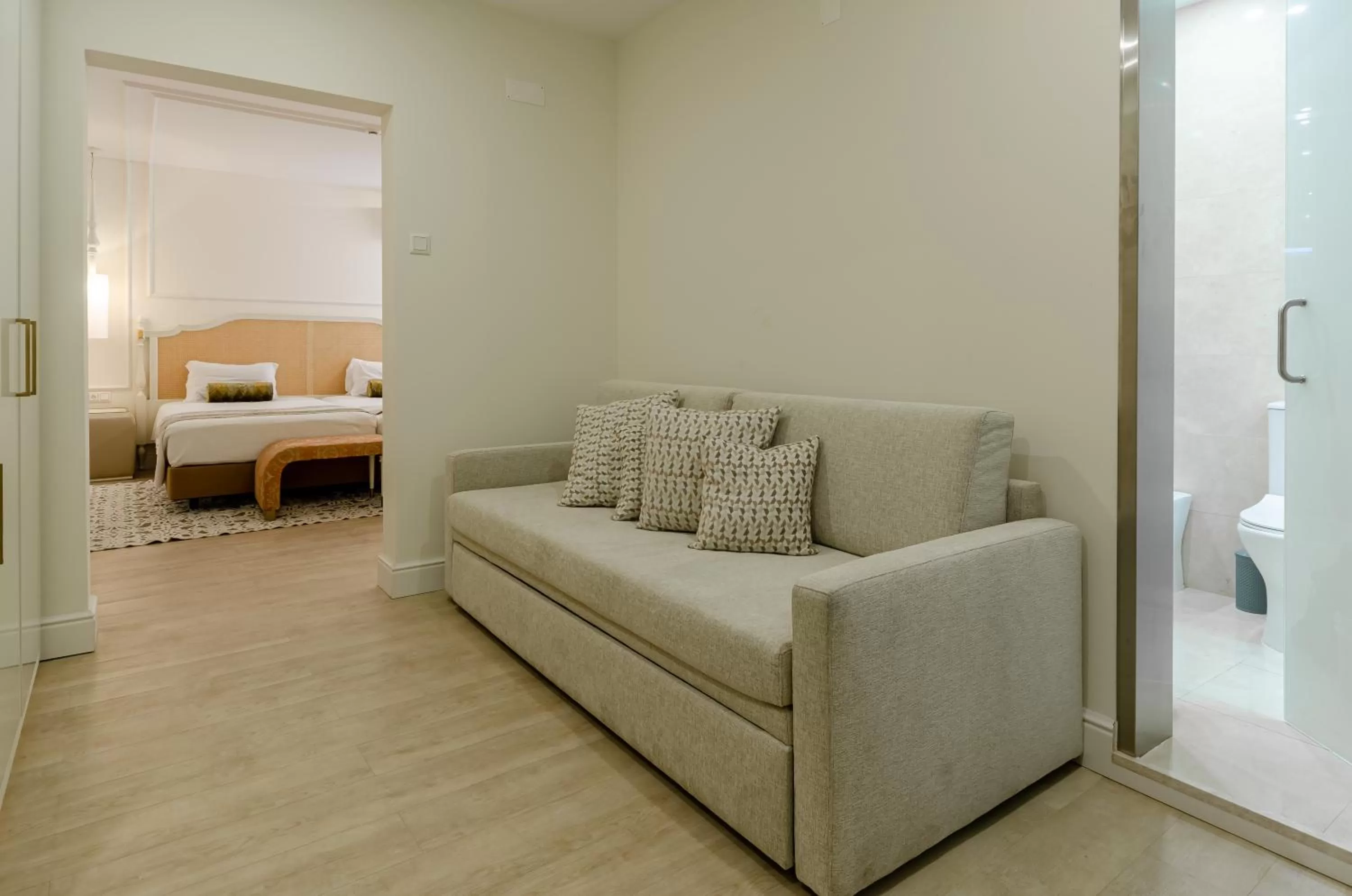 Living room, Bed in Hotel Borges Chiado