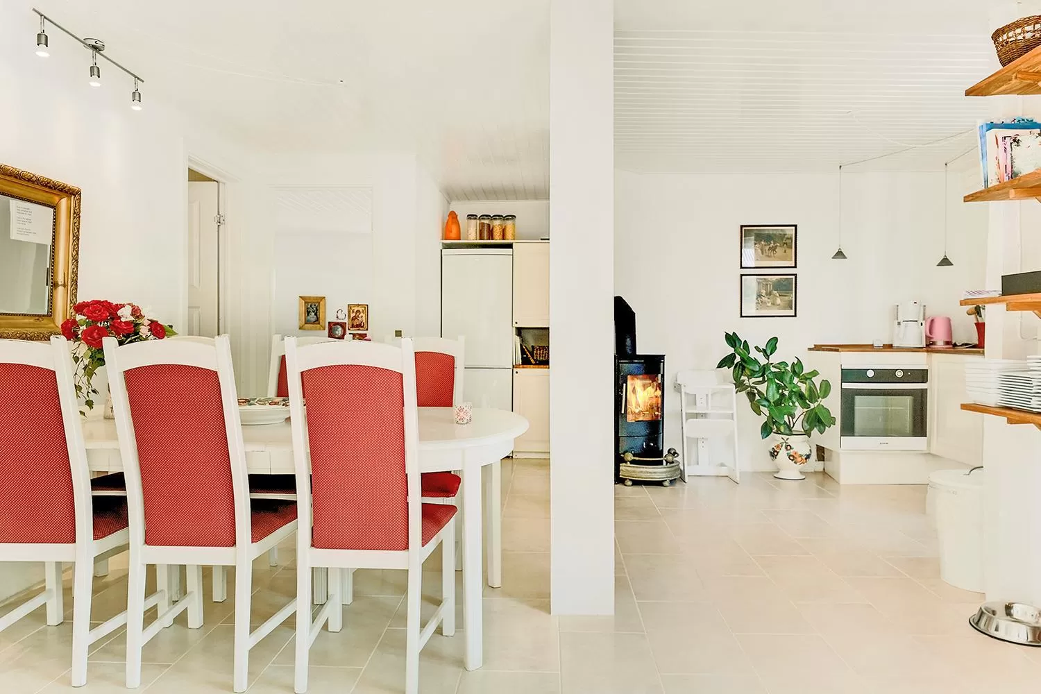 Kitchen or kitchenette in Åløkke BnB