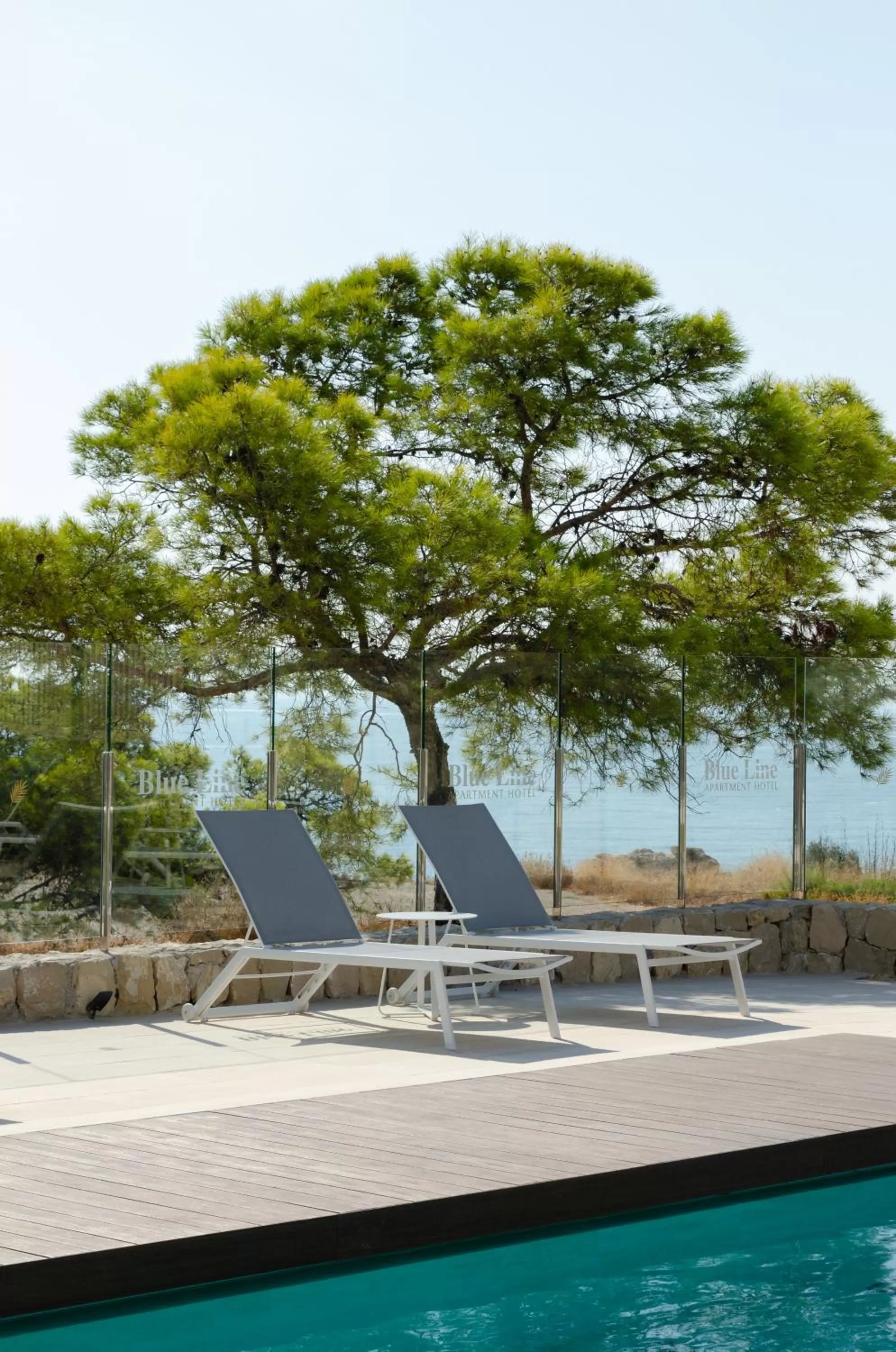 Pool view in Blue Line Apartment Hotel - Be Line Group