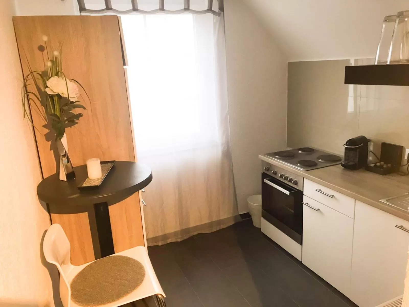 Kitchen or kitchenette in Hotel Langhans