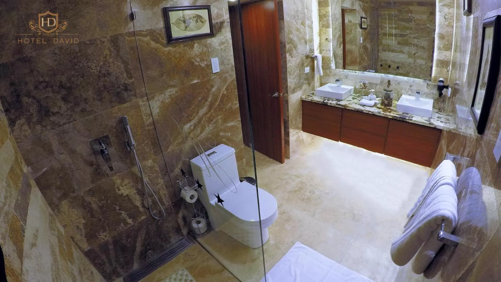 Bathroom in Hotel David