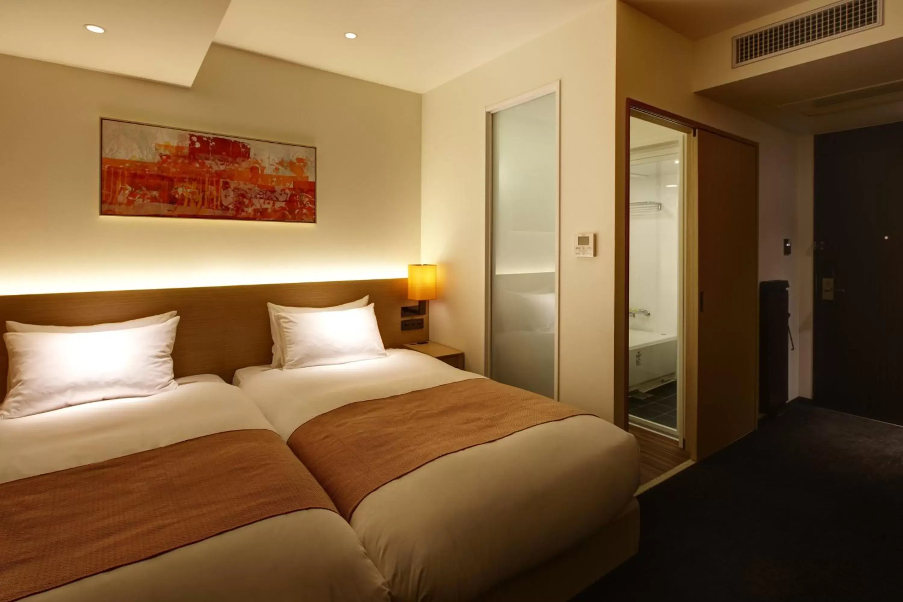 Hollywood Twin Room - Non-Smoking in HOTEL FORZA HAKATAEKI CHIKUSHI-GUCHI Ⅰ Hollywood Twin Room - Non-Smoking in HOTEL FORZA HAKATAEKI CHIKUSHI-GUCHI Ⅰ