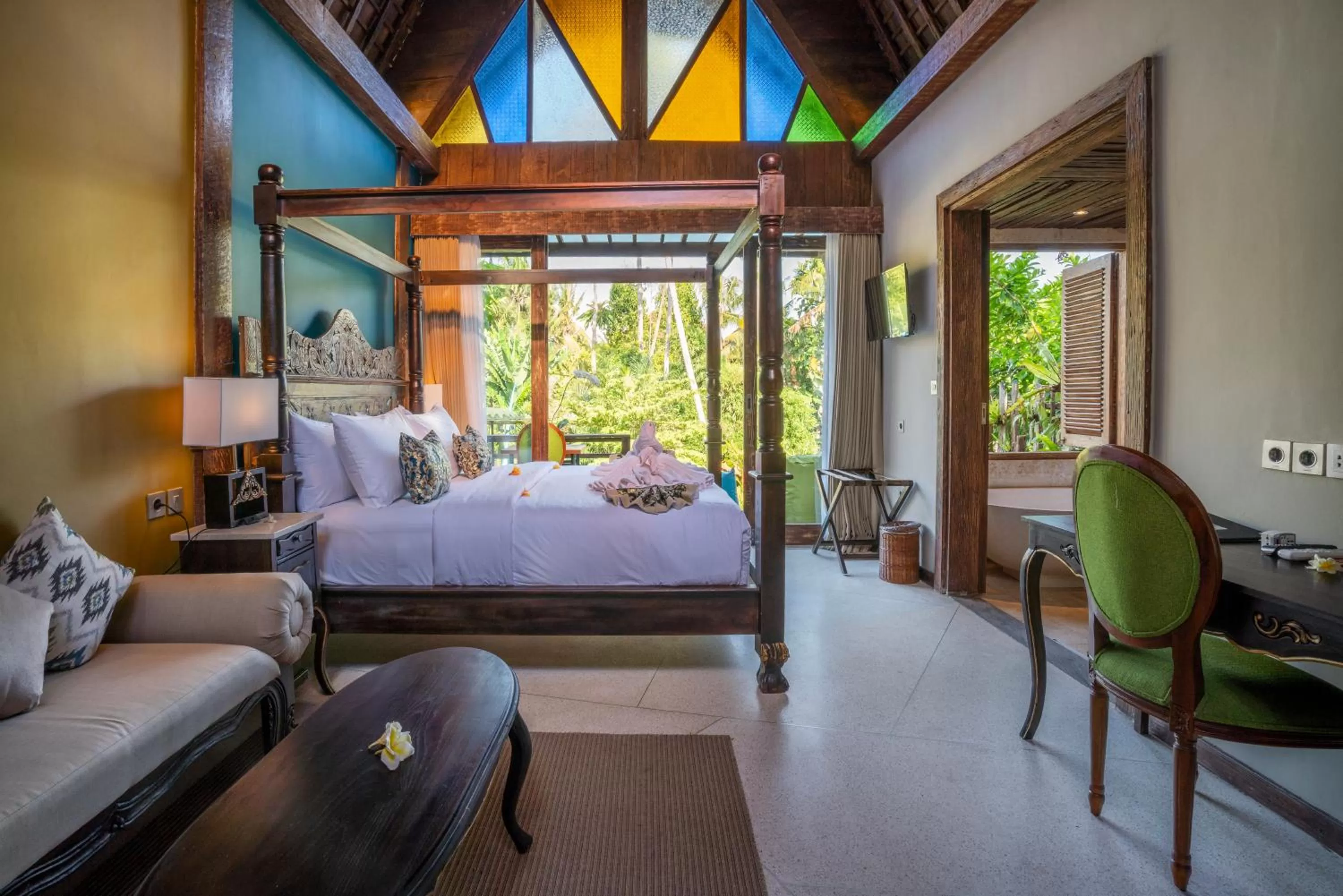 Bed in Menzel Ubud