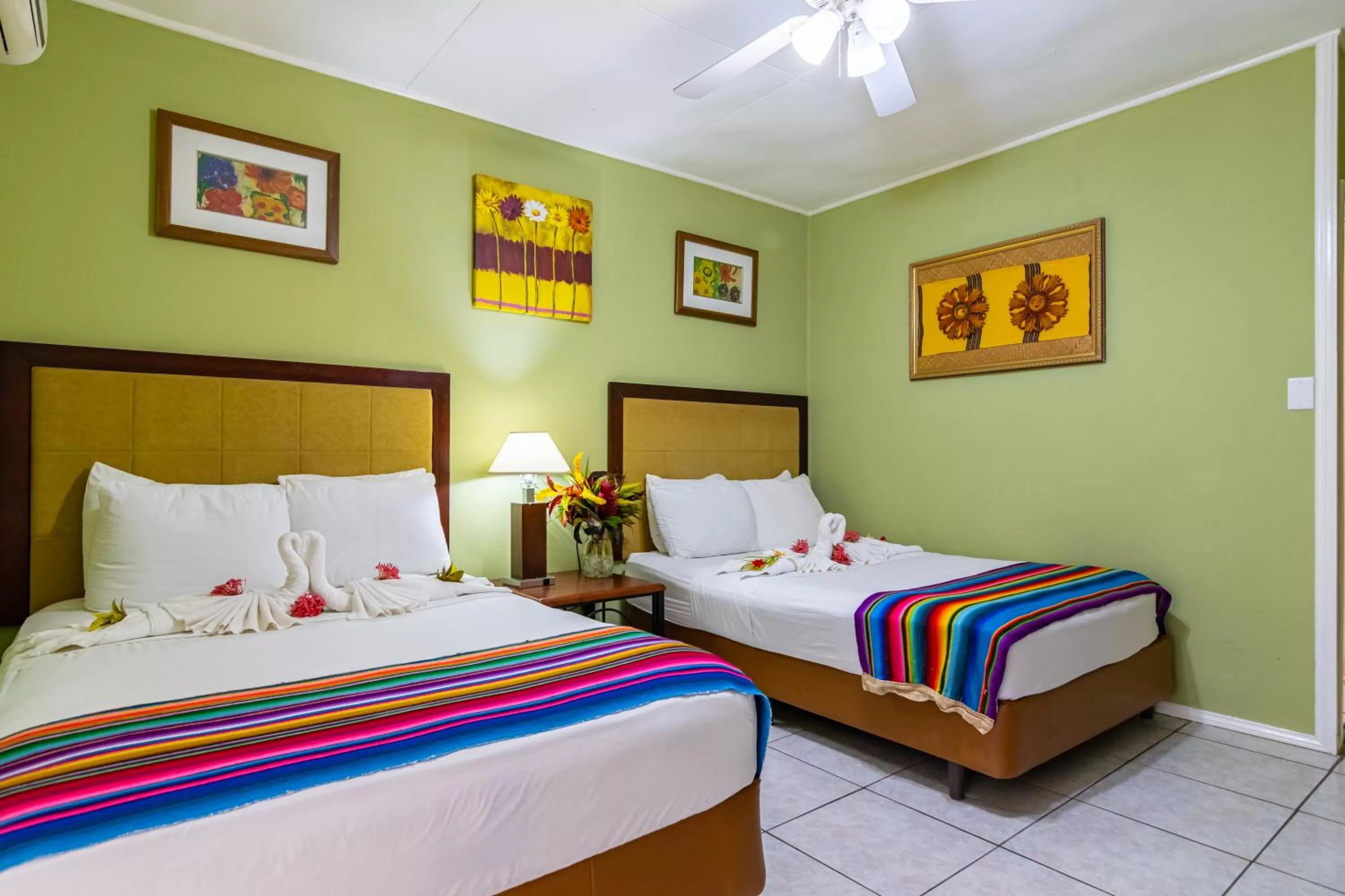 Bed in Cahal Pech Village Resort