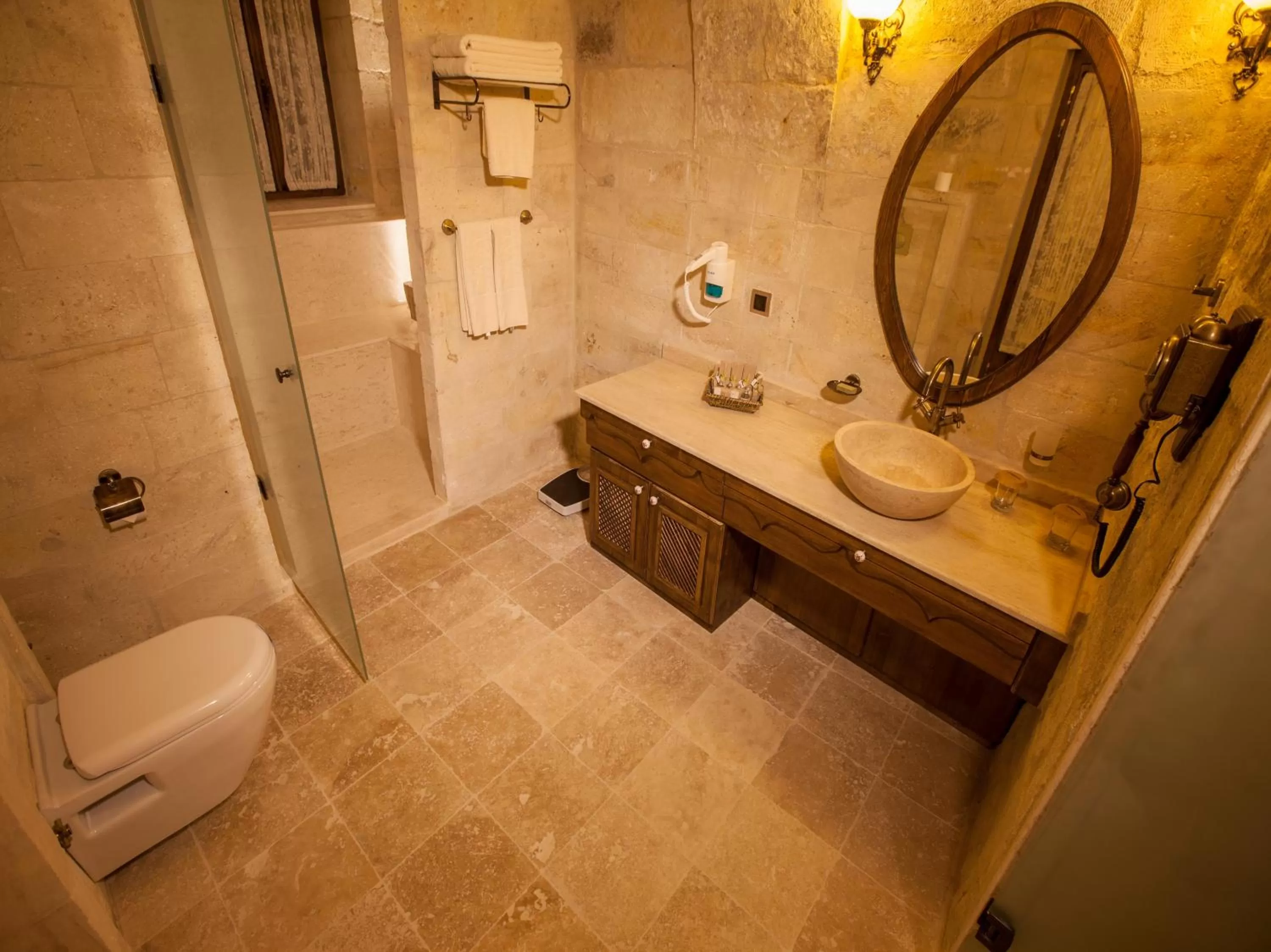 Toilet in Kayakapi Premium Caves Cappadocia