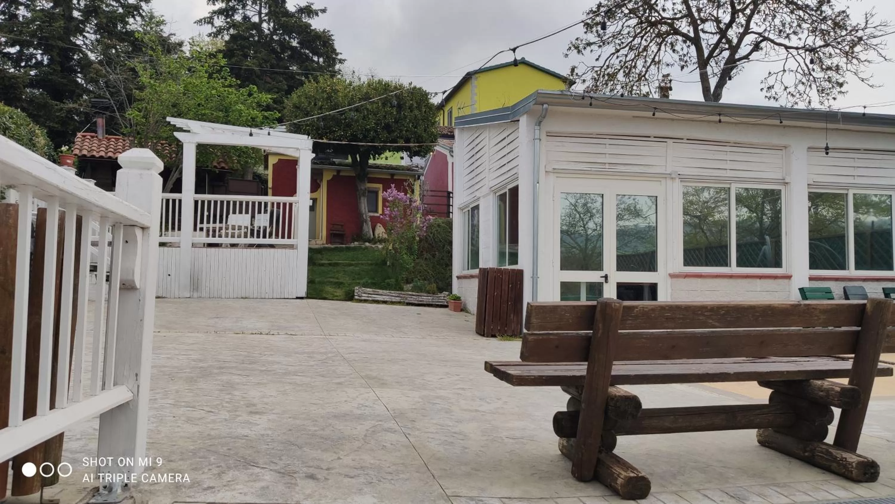 Inner courtyard view in Borgo Lamurese