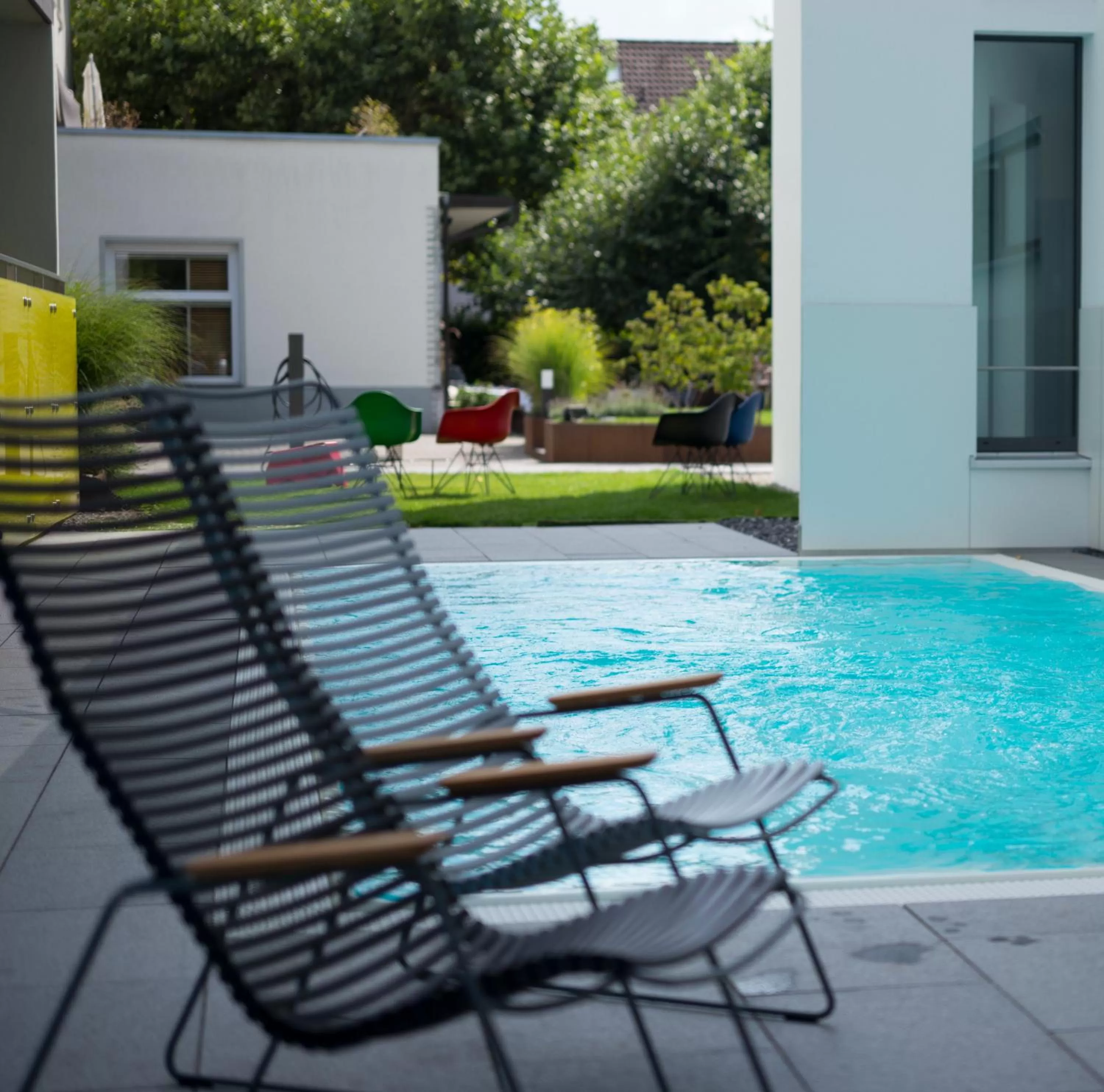 Swimming pool in Das Eckert - Lifestyle Design Hotel & Fine Dining bei Basel (Grenzach)