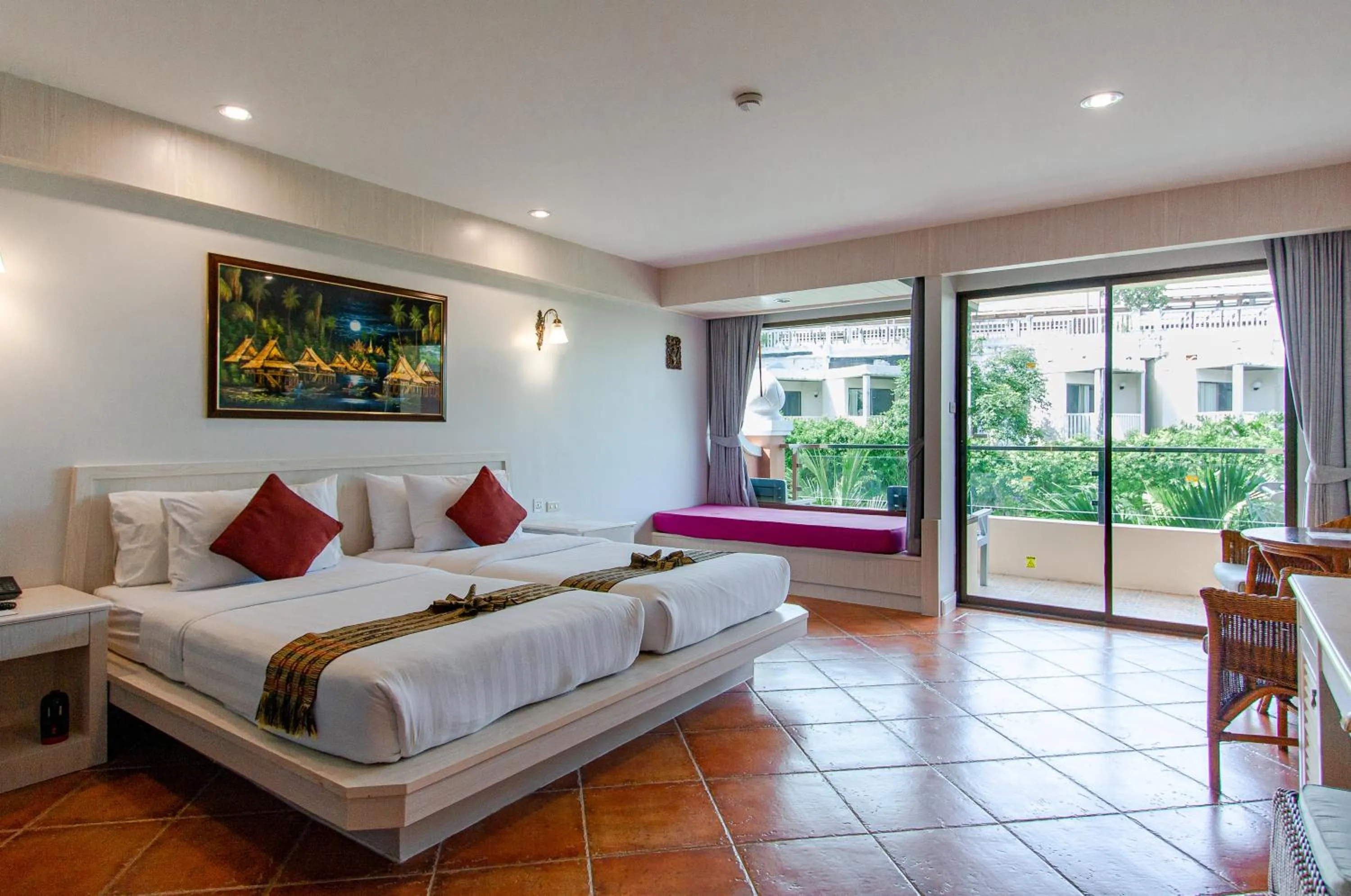 Bed in Karon Sea Sands Resort-SHA PLUS