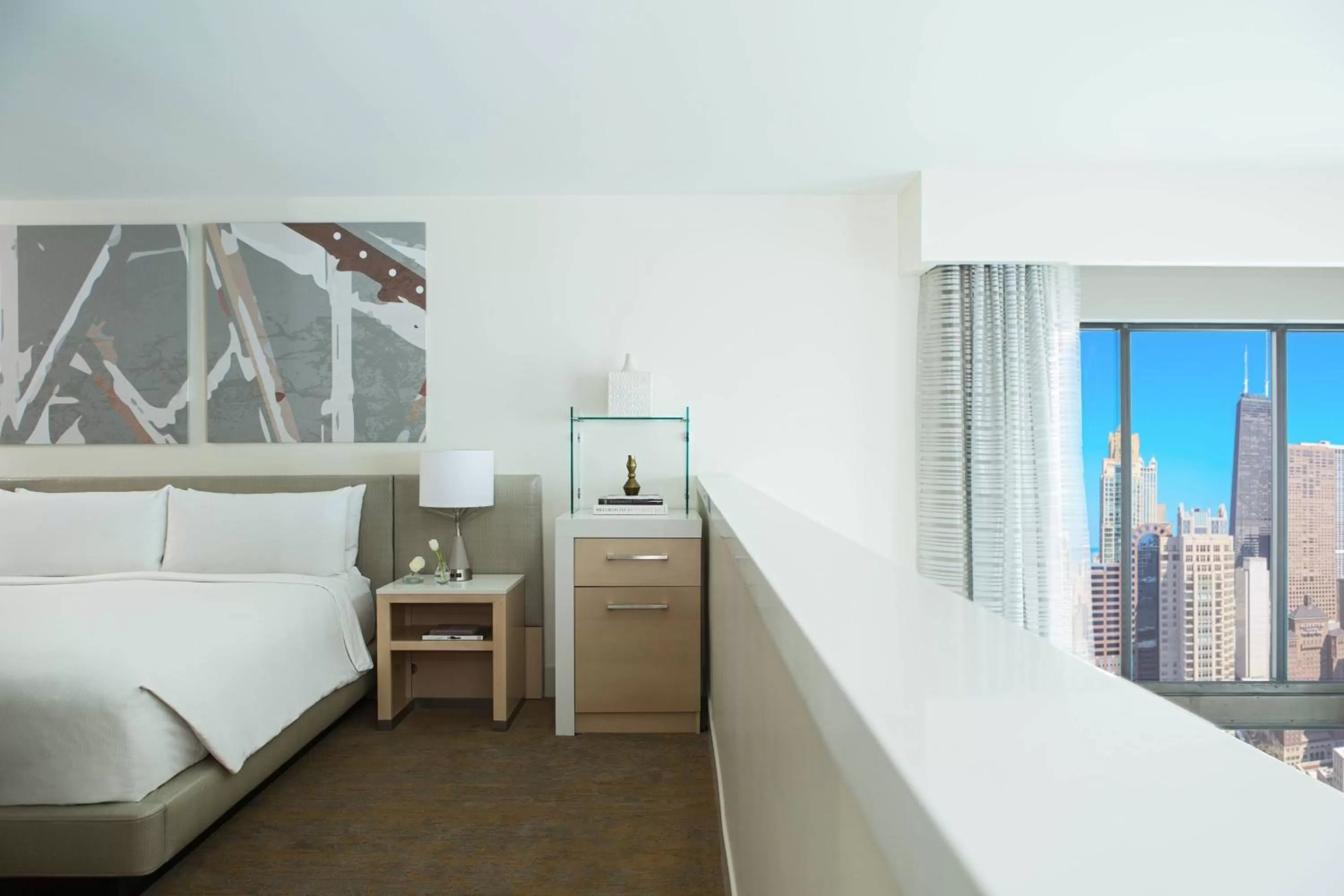 Bedroom, Bed in Chicago Marriott Downtown Magnificent Mile