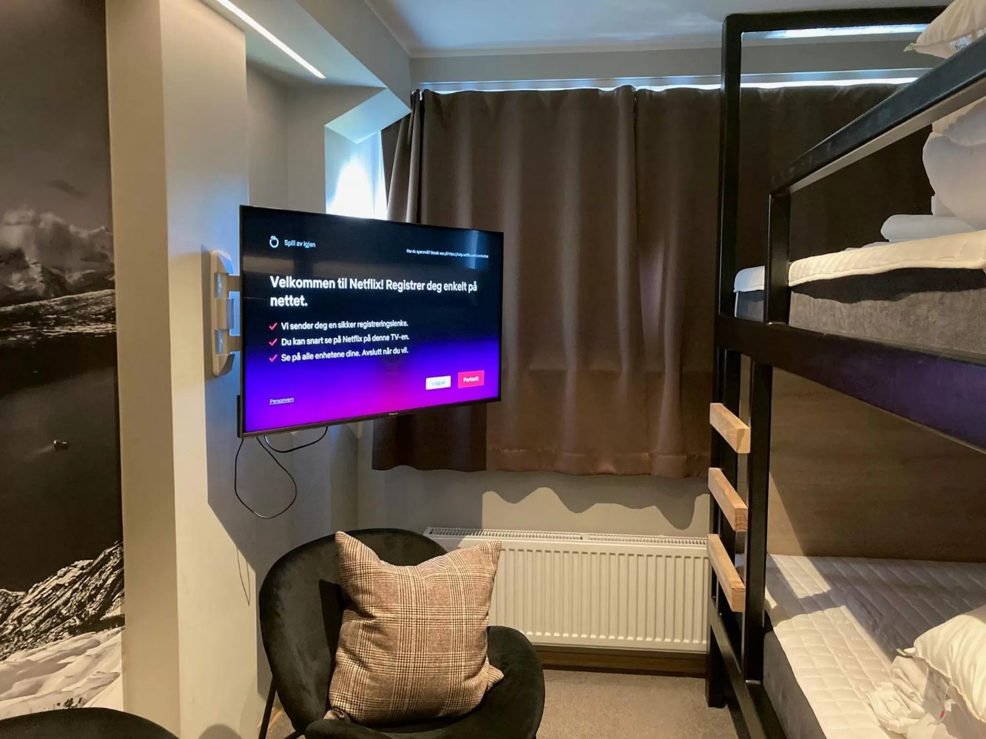 Bed in Breidablikk Guesthouse